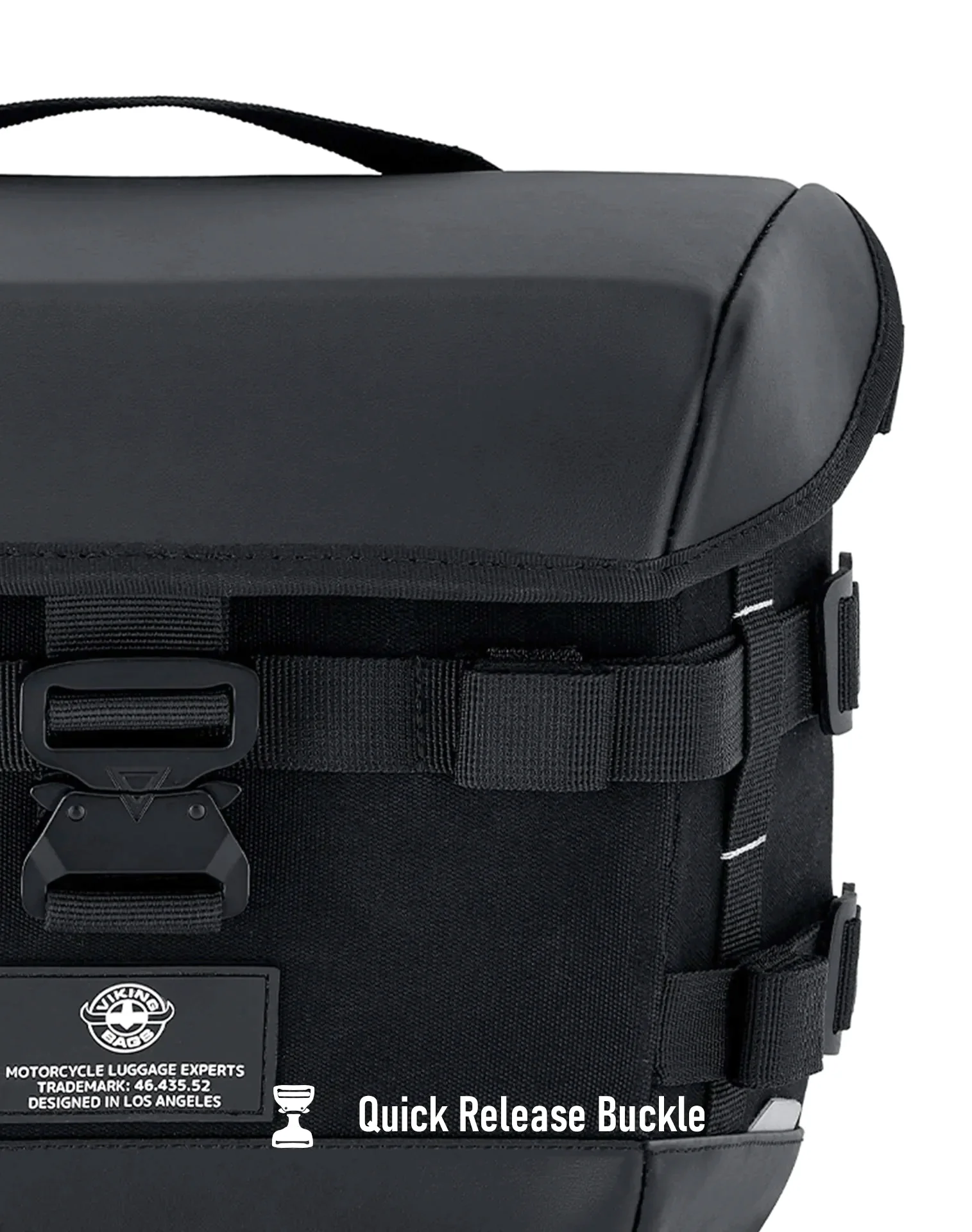 10L - Incognito Quick-Mount Small Solo Saddlebag (Left Only) for Harley Softail Fat Bob FXFB/S - Image 8