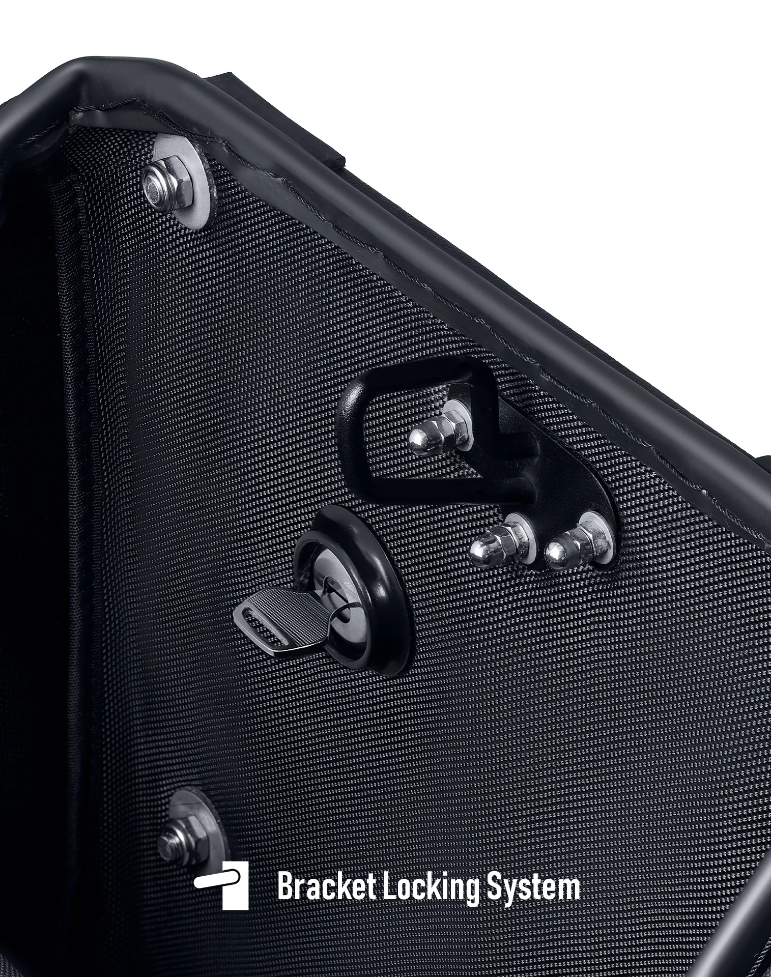 12L - Ironclad Quick Mount Medium Hard Solo Saddlebag (Left Only) for Harley Dyna Super Glide Custom FXDC/I - Image 11