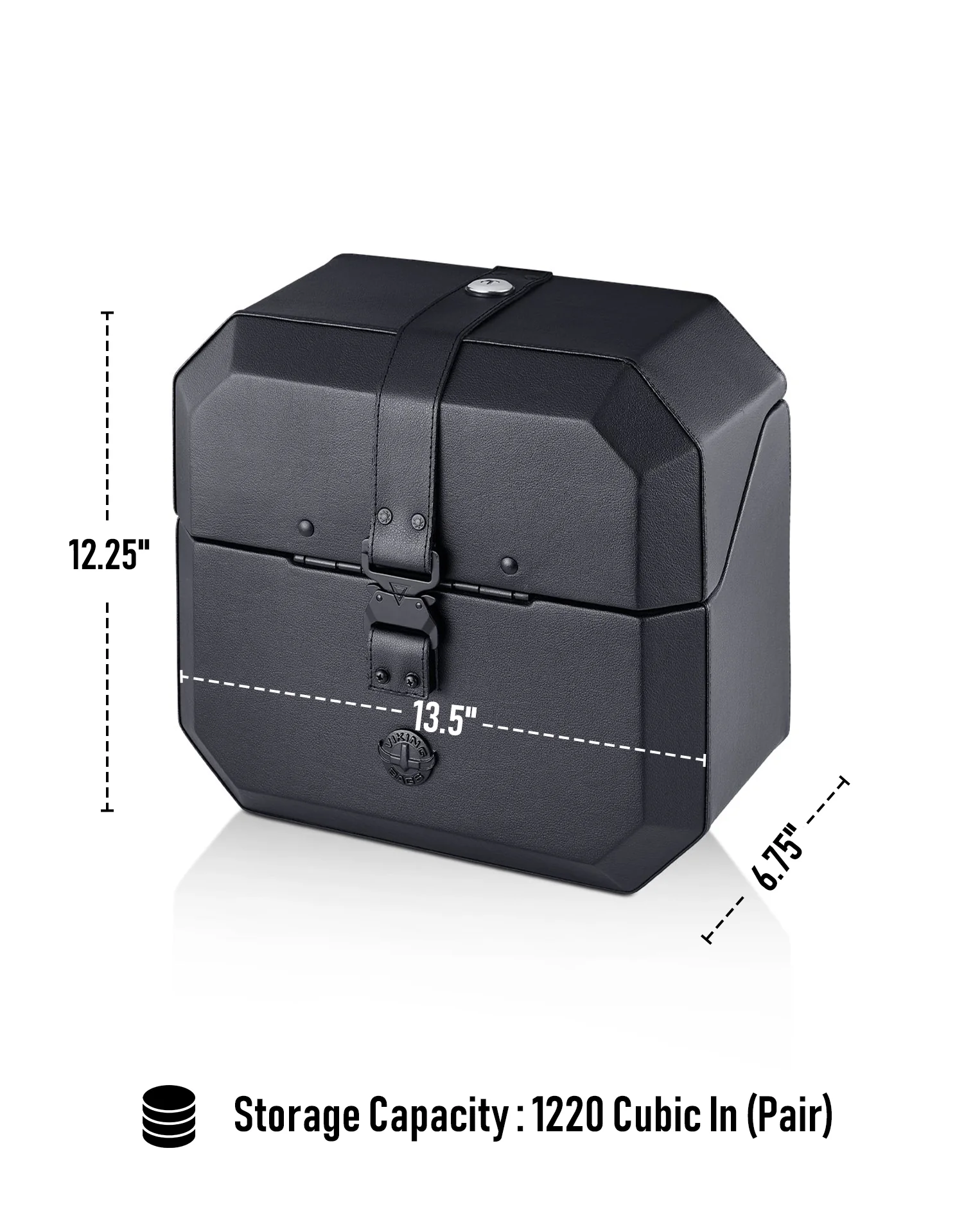 20L - Outlaw Quick-Mount Small 2025+ Indian Sport Scout Leather Wrapped Hard Saddlebags - Image 7