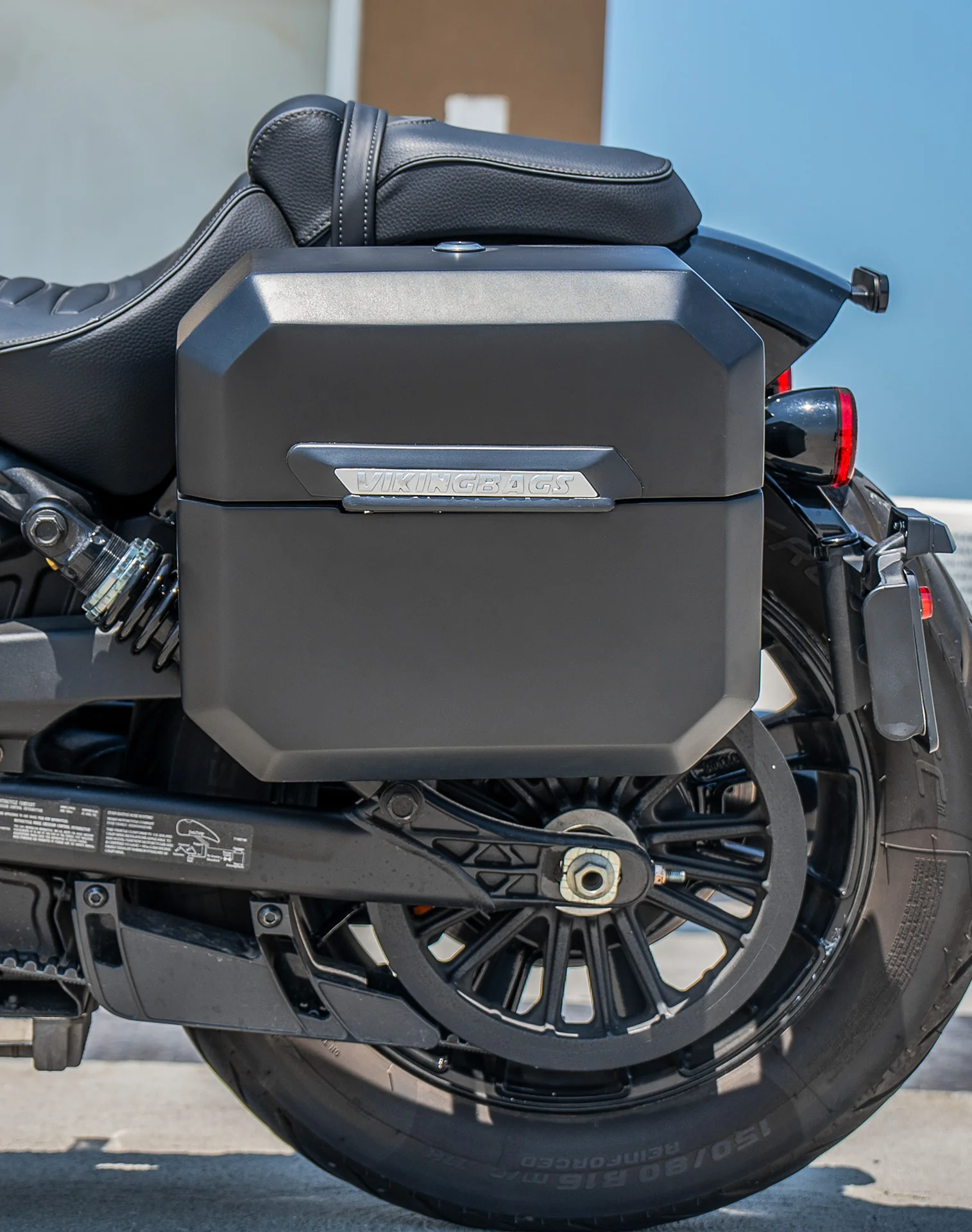 20L - Outlaw Quick-Mount Small 2025+ Indian Sport Scout Sixty Matte Hard Saddlebags - Image 4