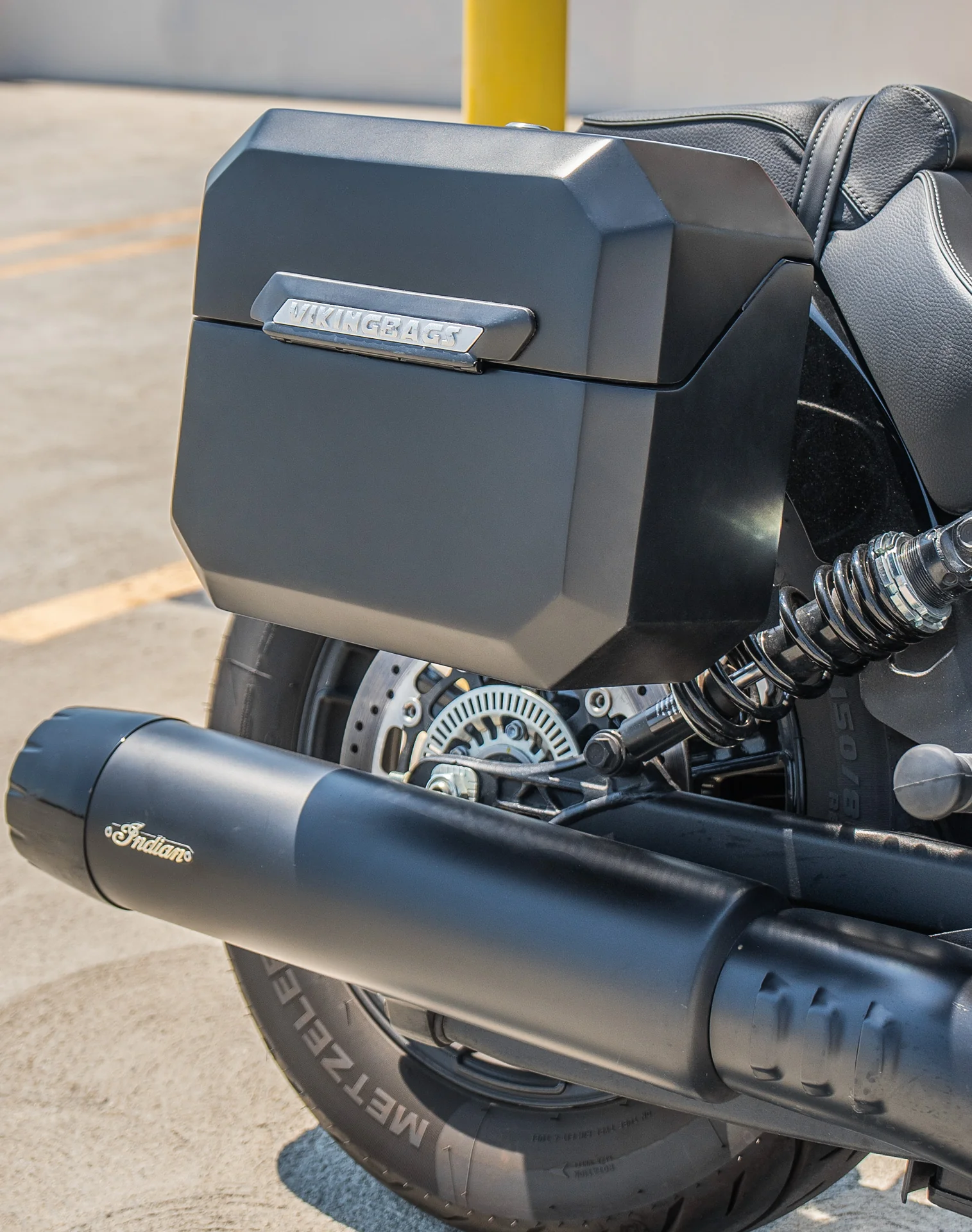 20L - Outlaw Quick-Mount Small 2025+ Indian Sport Scout Sixty Matte Hard Saddlebags - Image 5