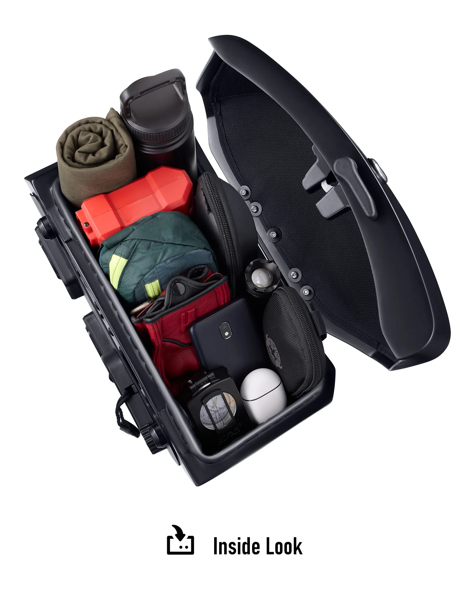 24L - Ironclad Quick-Mount Medium 2025+ Indian Scout Sixty Bobber Matte Hard Saddlebags - Image 12