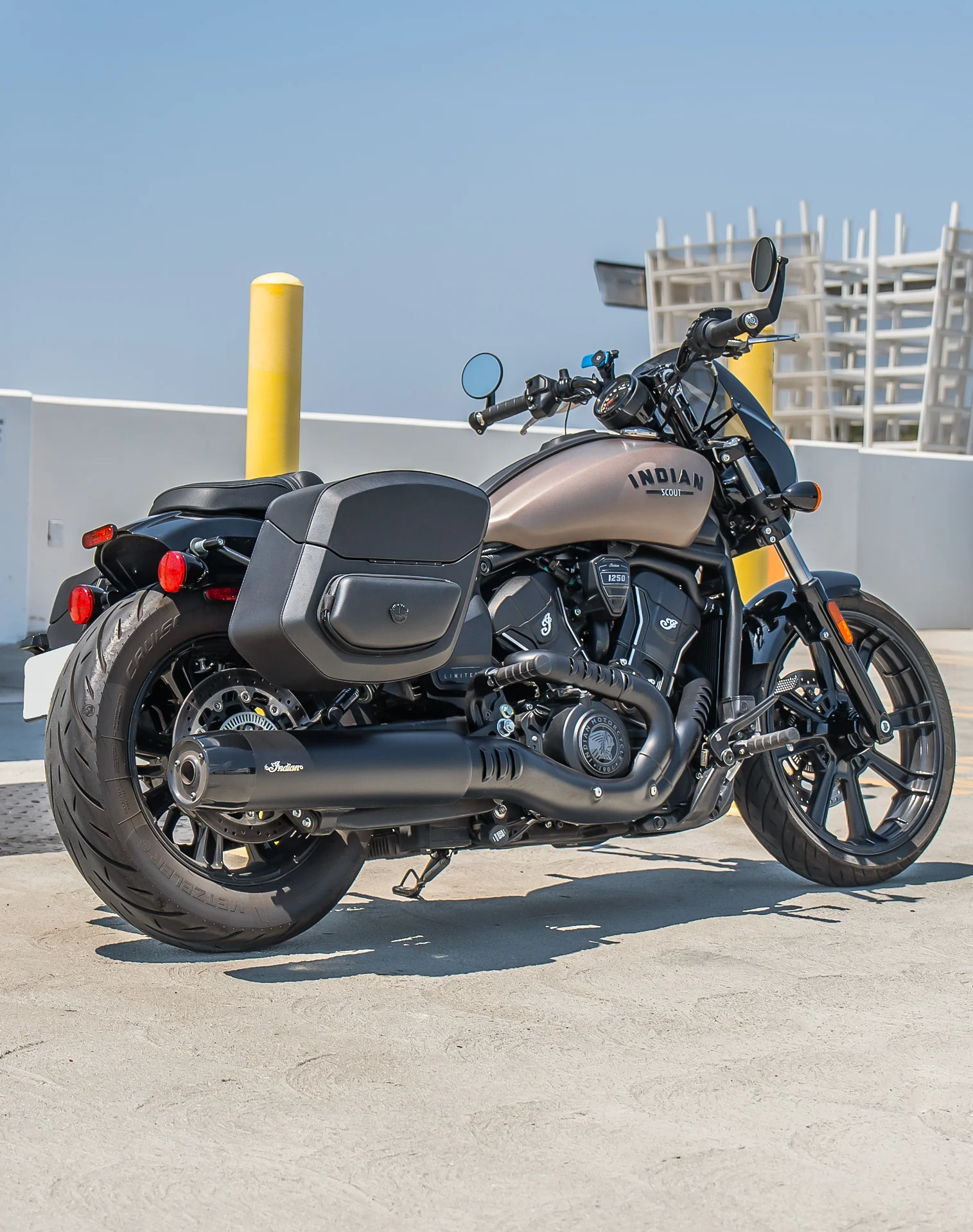 24L - Ironclad Quick-Mount Medium 2025+ Indian Sport Scout Leather Wrapped Hard Saddlebags - Image 3