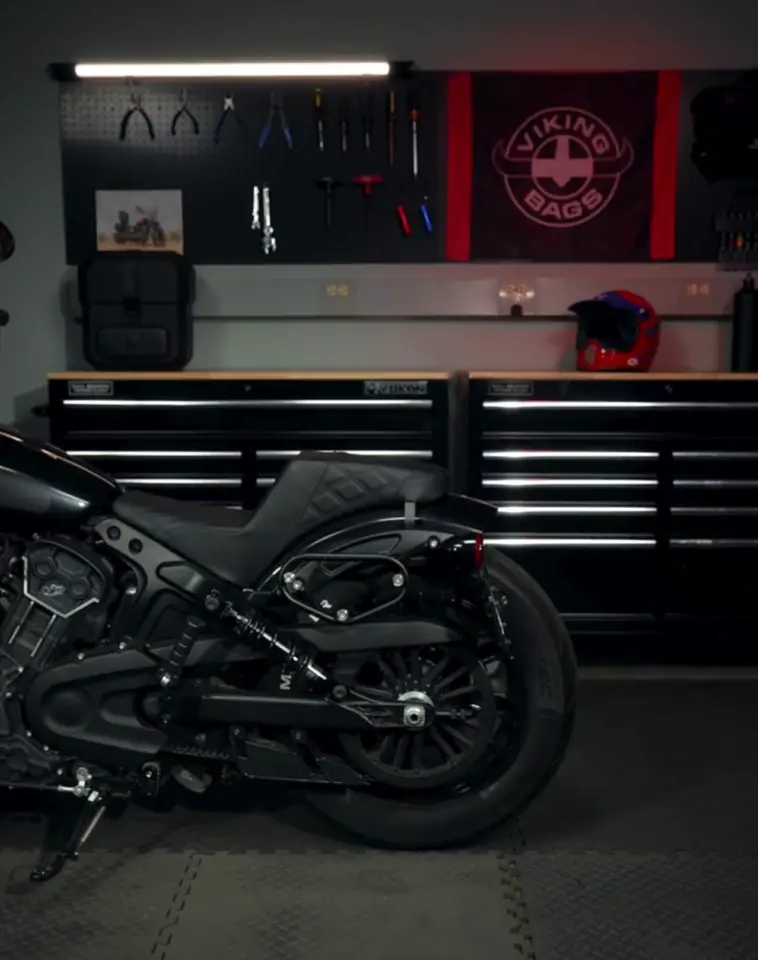 24L - Ironclad Quick-Mount Medium 2025+ Indian Sport Scout Sixty Leather Wrapped Hard Saddlebags - Image 10