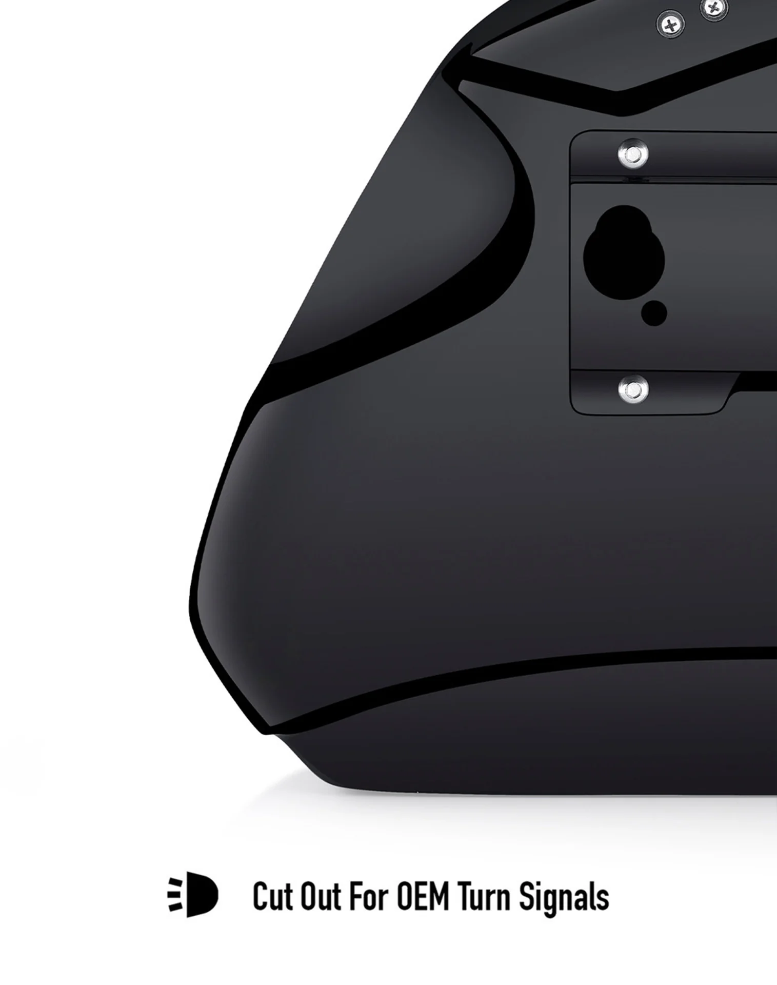 32L - Darkin Quick Mount Large Harley Softail Fat Bob FXFB/S Painted Hard Saddlebags - Image 10