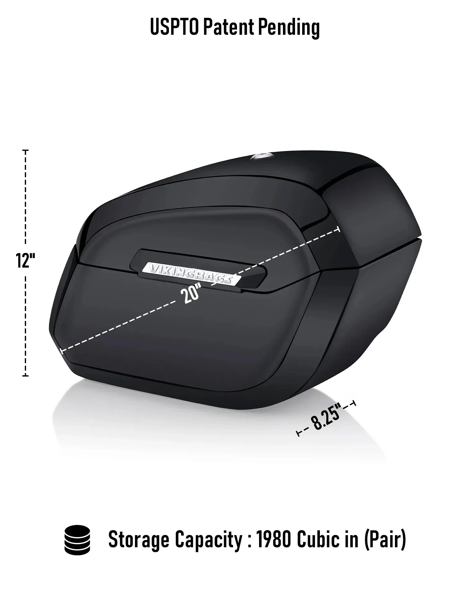 32L - Darkin Quick Mount Large Harley Softail Fat Bob FXFB/S Painted Hard Saddlebags - Image 3