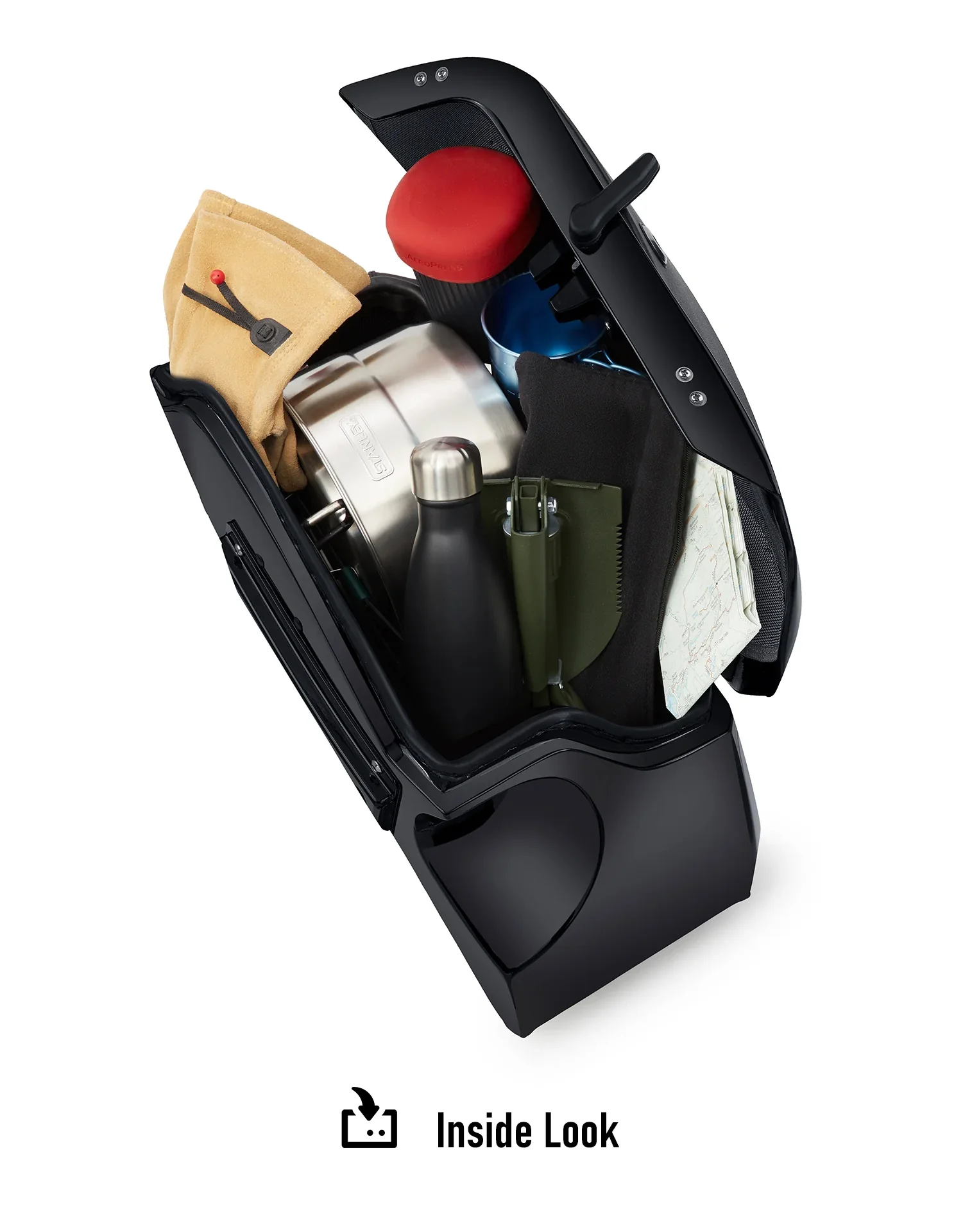 32L - Darkin Quick Mount Large Harley Softail Fat Bob FXFB/S Painted Hard Saddlebags - Image 9