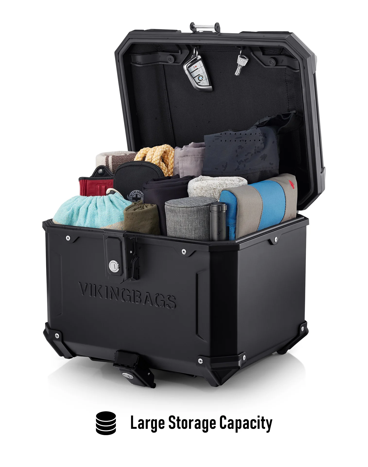 38L - Apex XL BMW R 1250 GS Aluminum Top Case Black - Image 11