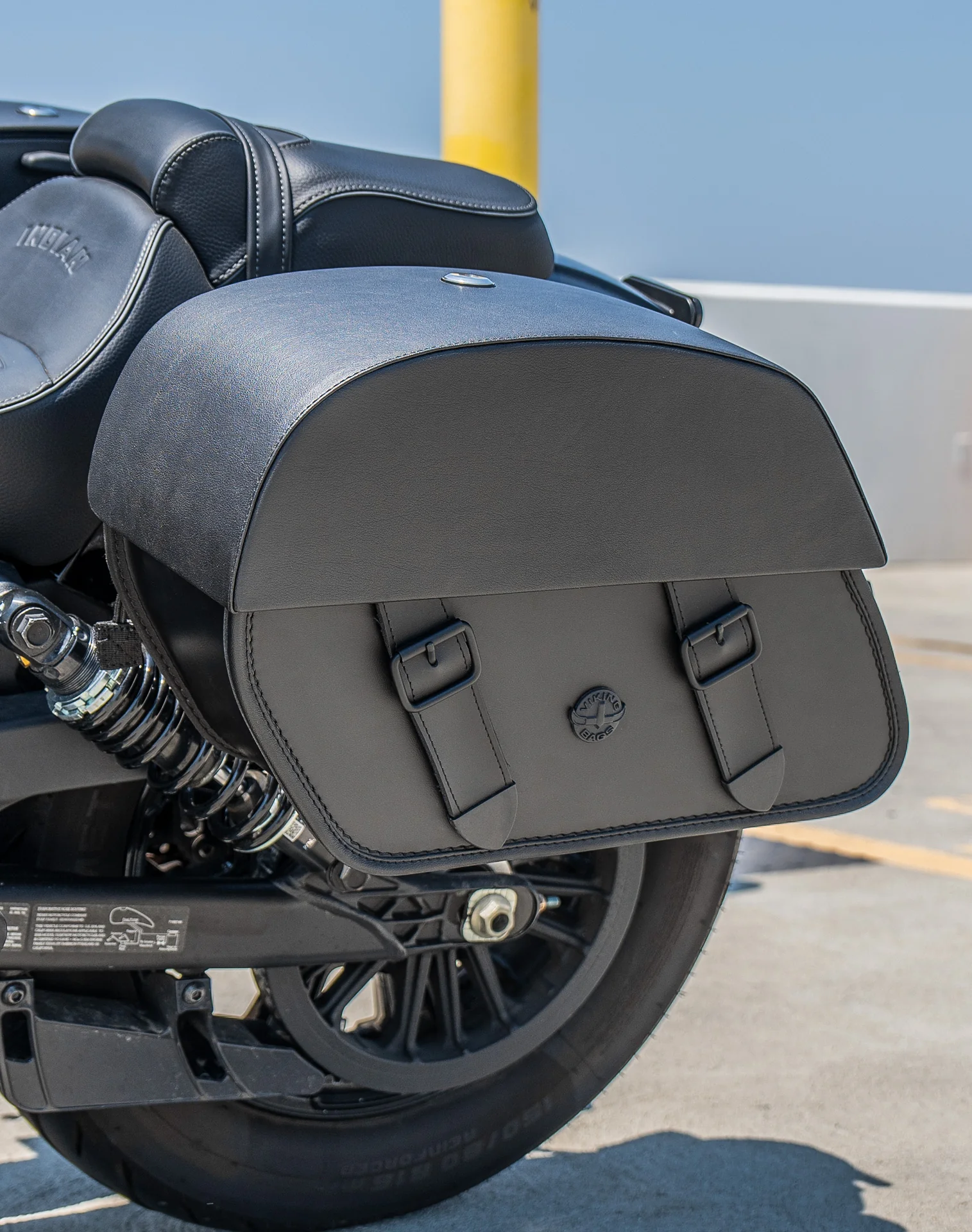 28L - Baelor Quick-Mount Medium 2025+ Indian Scout Bobber Motorcycle Saddlebags - Image 5