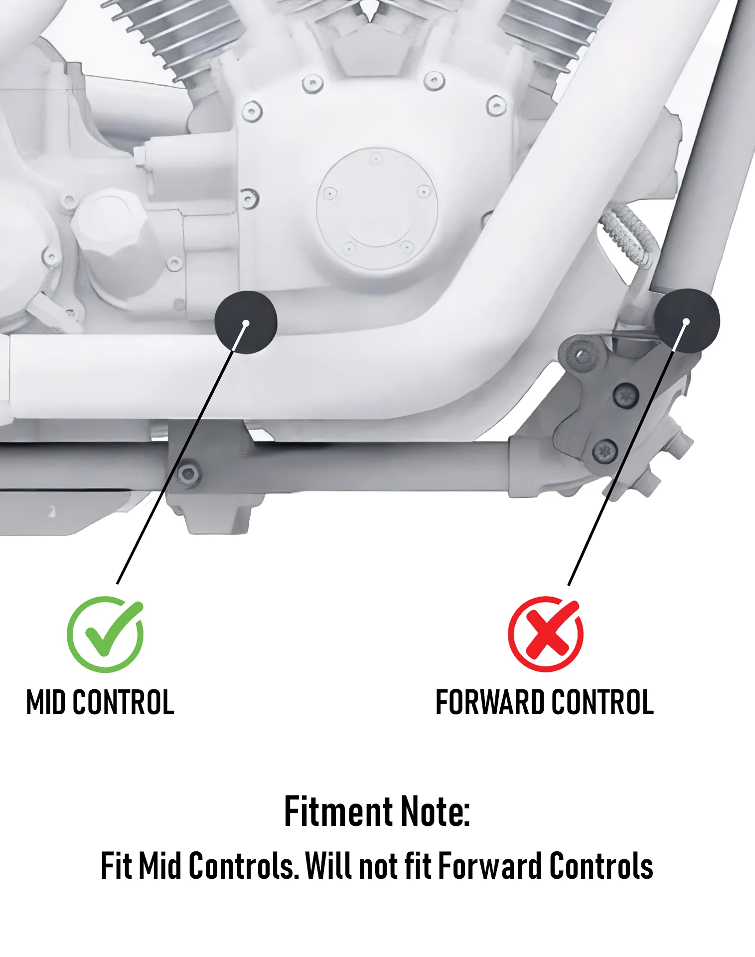 Viking Grimsteel Crash Bar/ Engine Guard for Harley Dyna Fat Bob FXDF/SE Gloss Black - Image 9