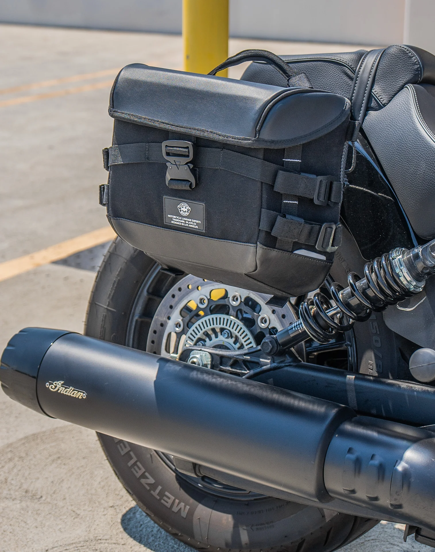 10L - Incognito Quick-Mount Small 2025+ Indian Scout Bobber Solo Saddlebag (Right Only) - Image 5