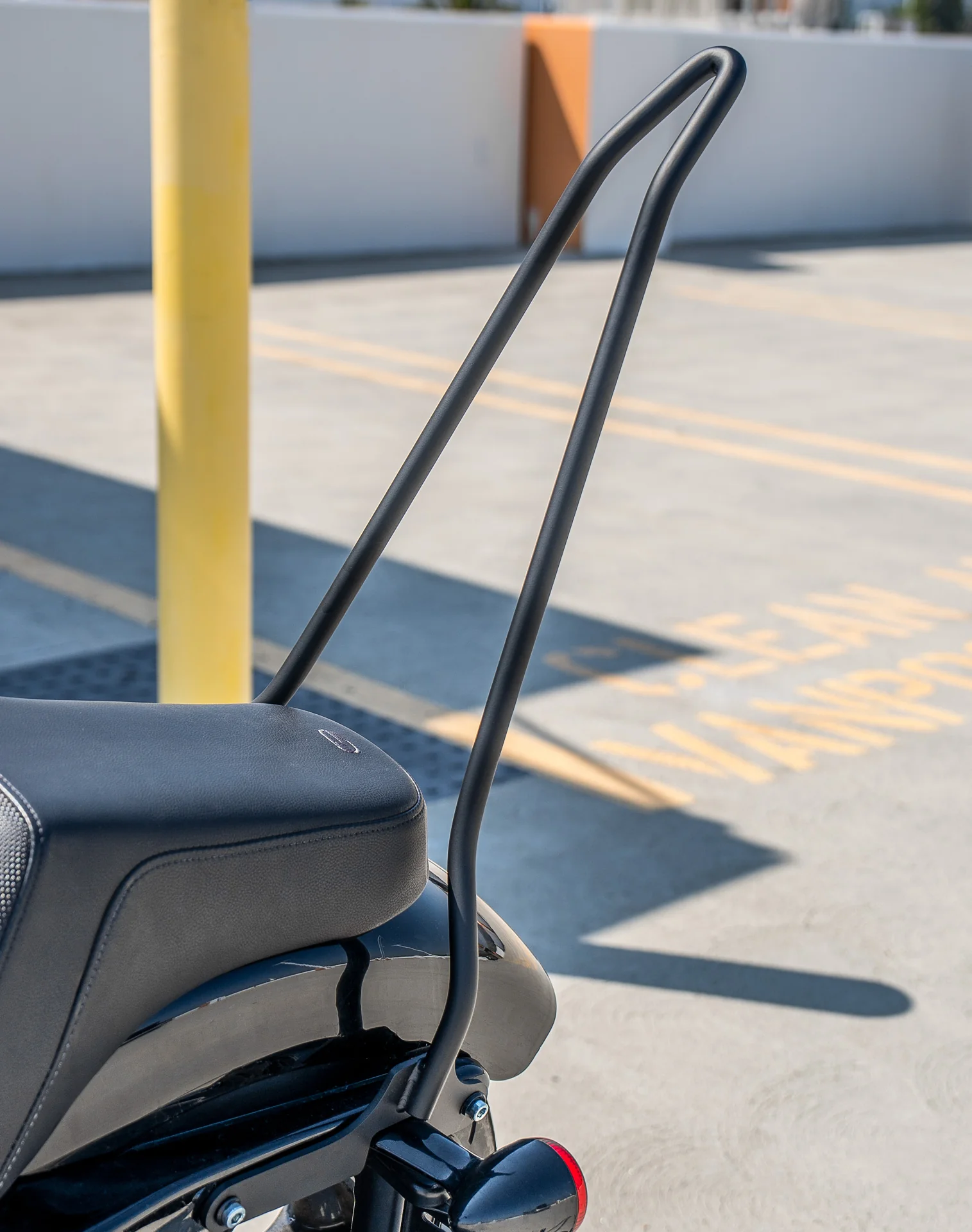 Iron Born Blade 25" Sissy Bar for Harley Sportster Forty Eight Matte Black - Image 6