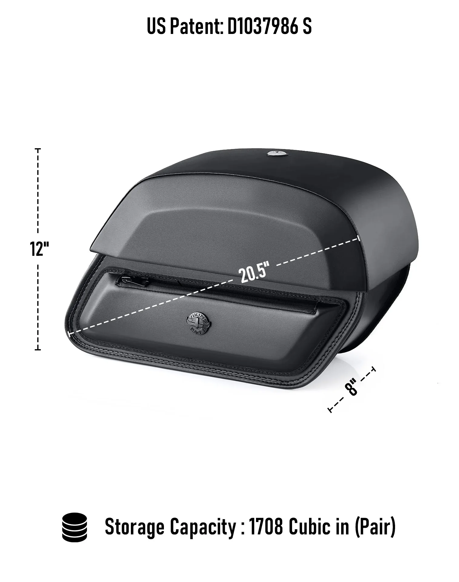 28L - Pantheon Quick-Mount Medium 2025+ Indian Scout Bobber Motorcycle Saddlebags - Image 7