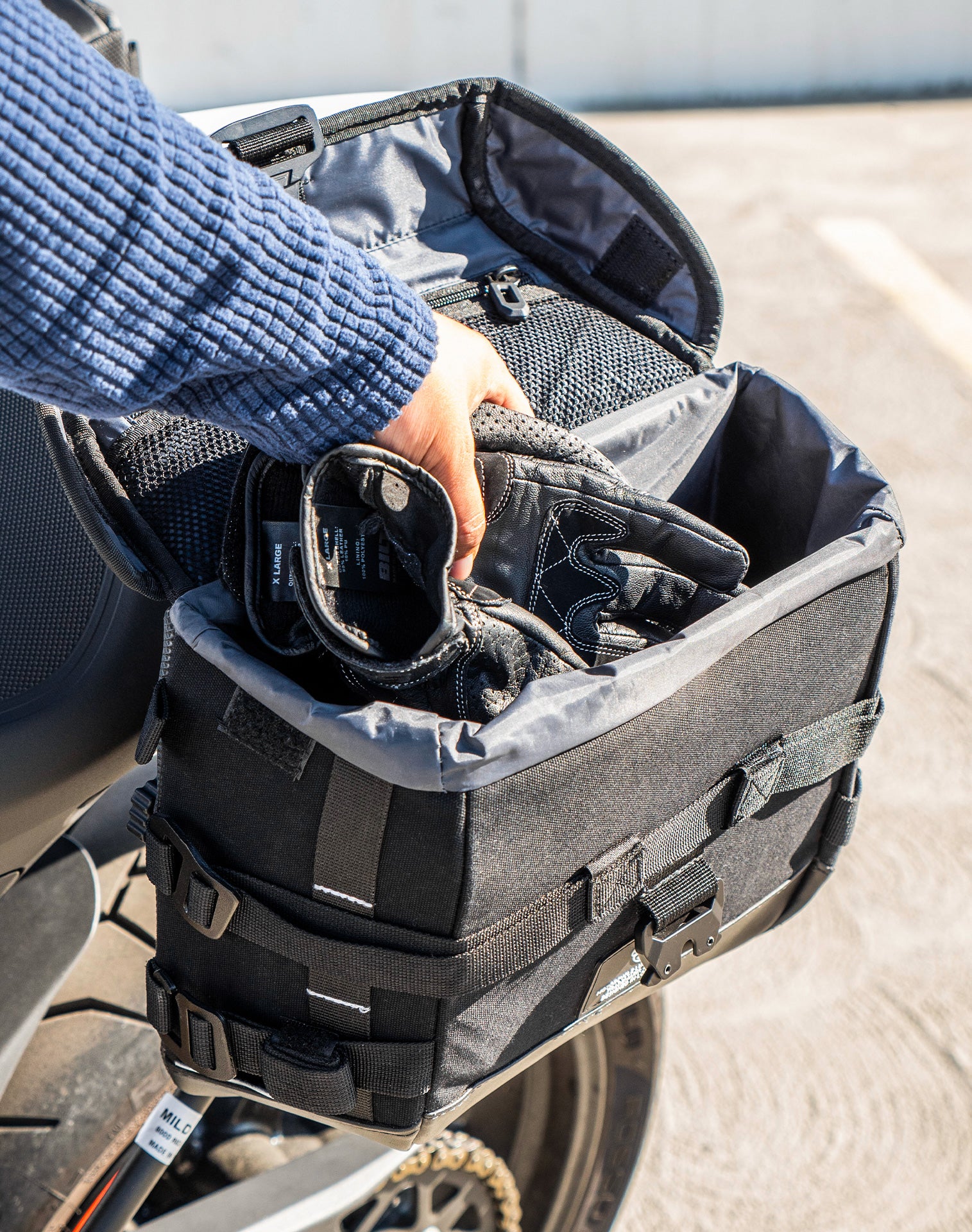 10L - Incognito Quick Mount Small Ducati Monster 797 Solo Saddlebag (Left Only) - Image 6