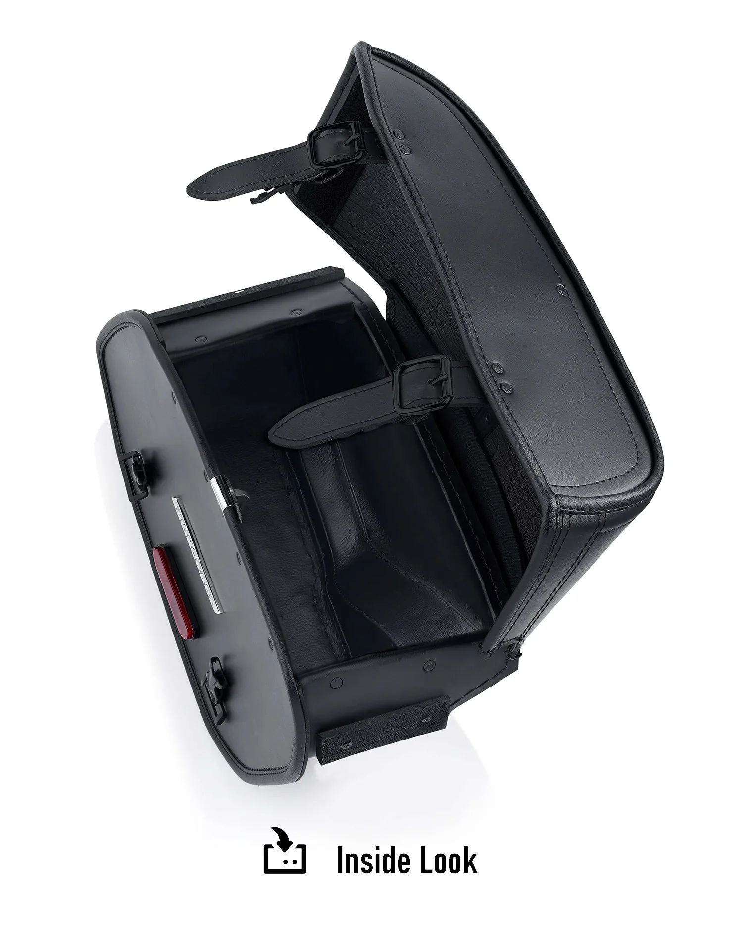 22L - Buckler Quick Mount Medium Shock Cutout Saddlebags for Harley Dyna Street Bob FXDB/I - Image 8