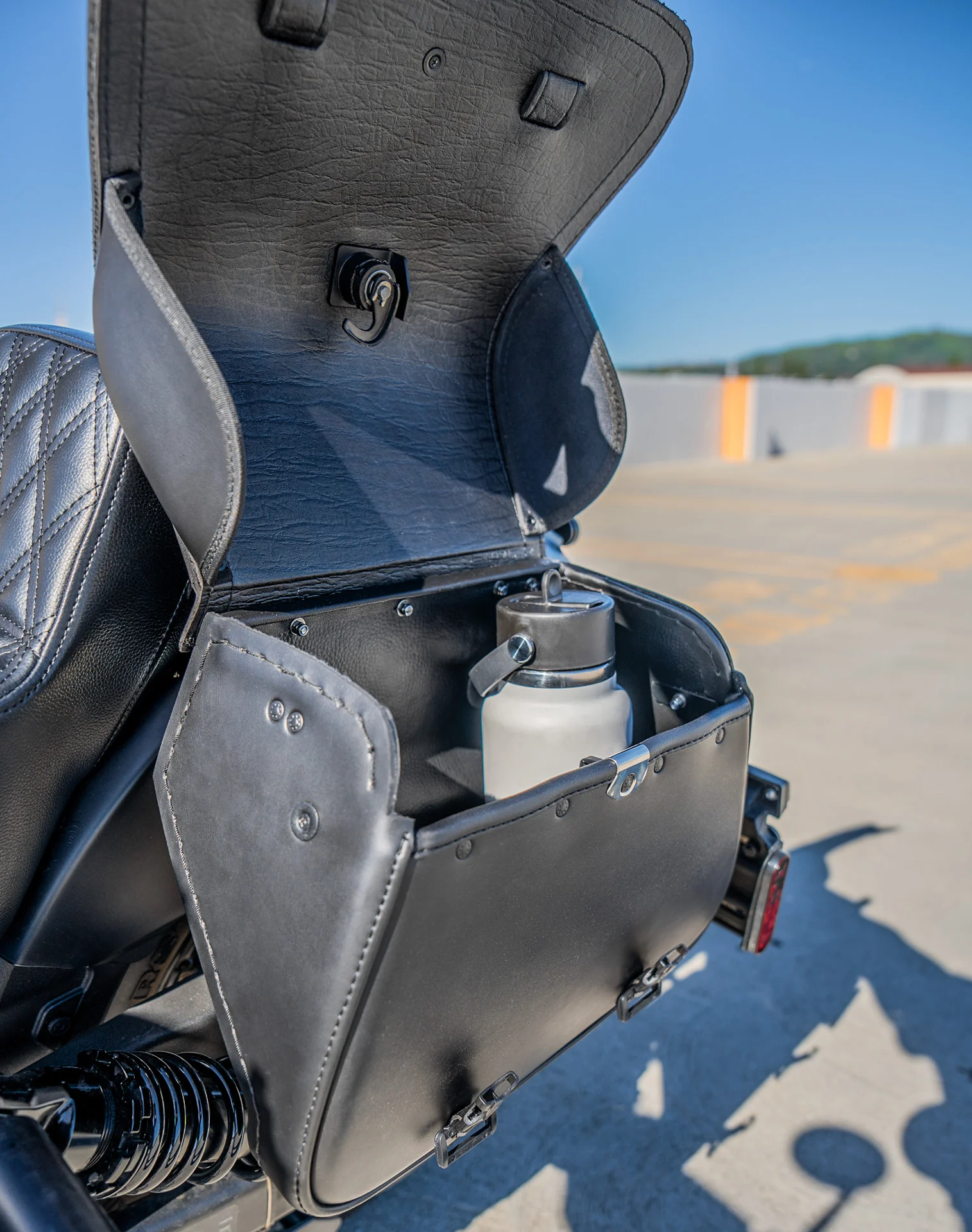 25L - SpiritBlade Large 2025+ Indian Scout 101 Leather Motorcycle Saddlebags - Image 6