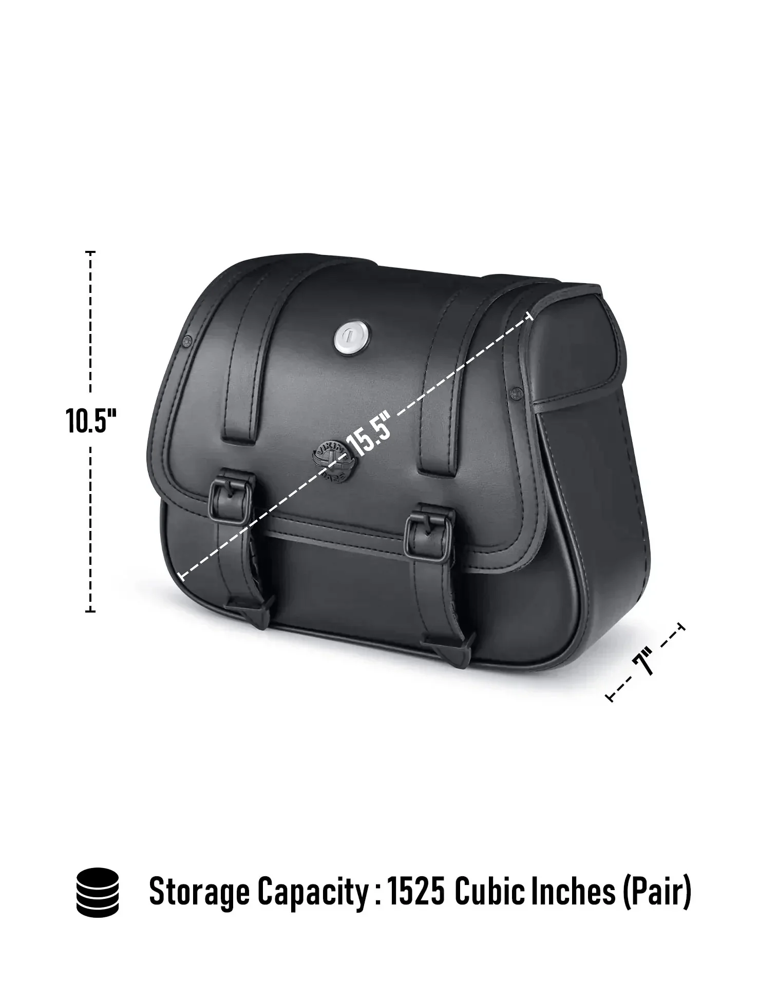 25L - SpiritBlade Large 2025+ Indian Scout 101 Leather Motorcycle Saddlebags - Image 7