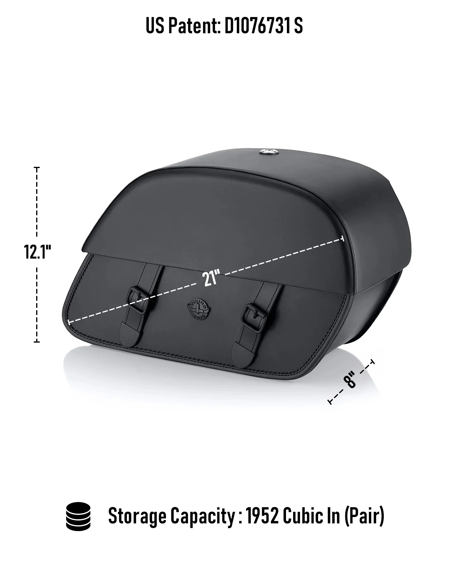 32L - Baelor Large Hard Mount Shock Cutout Saddlebags for Harley Dyna Switchback FLD - Image 3