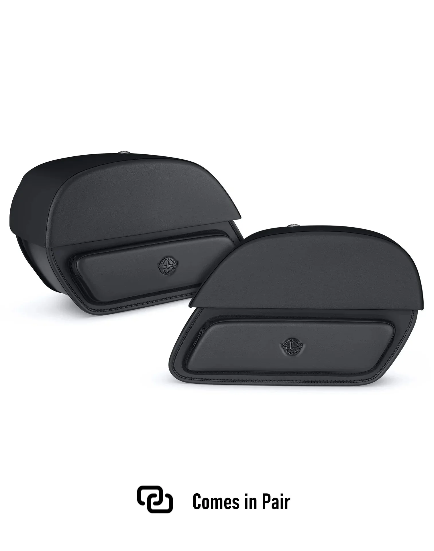 32L - Pantheon Large Hard Mount Shock Cutout Saddlebags for Harley Dyna Super Glide Custom FXDC/I - Image 9