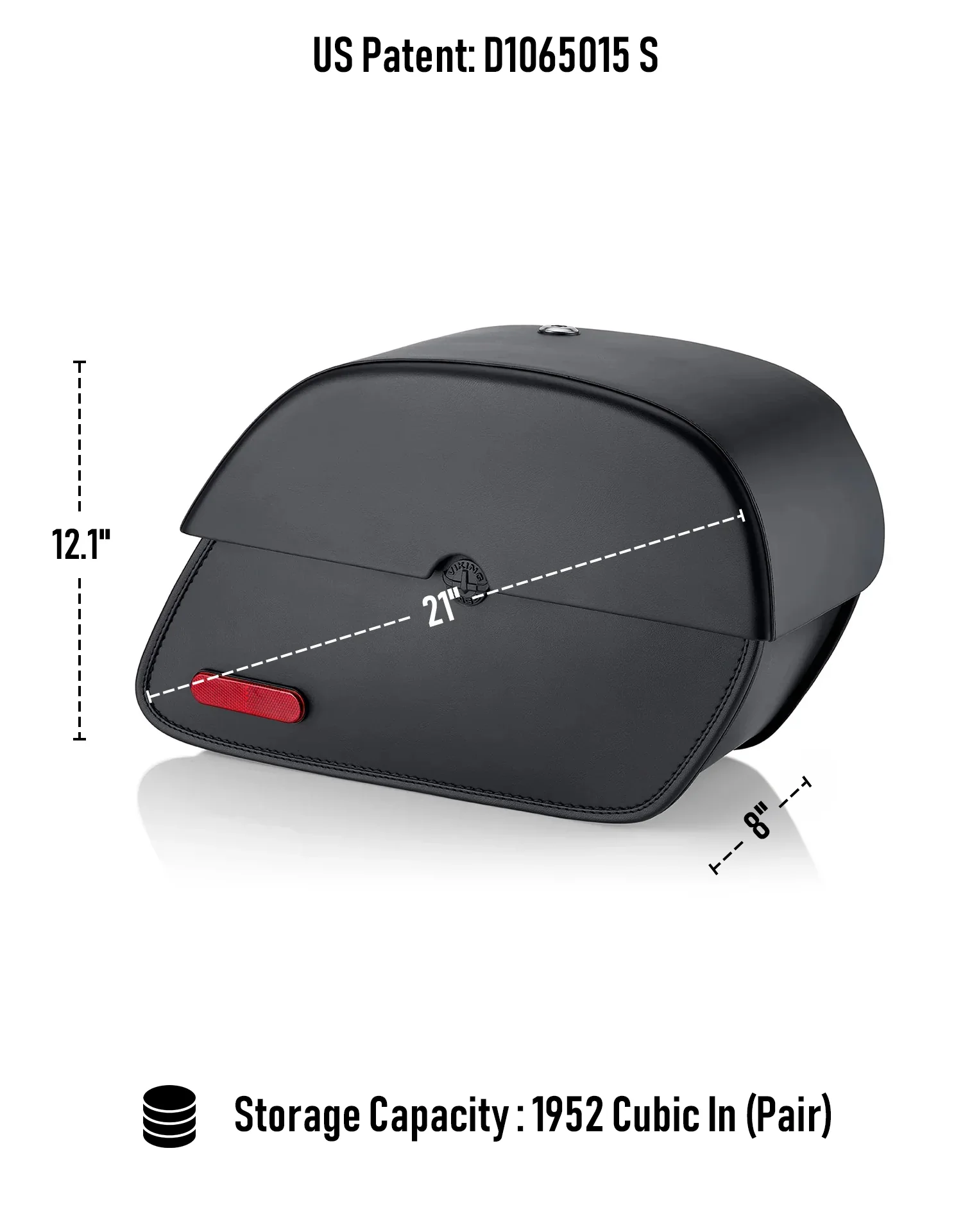 32L - Panzer Large Hard Mount Shock Cutout Saddlebags for Harley Dyna Fat Bob FXDF/SE - Image 3