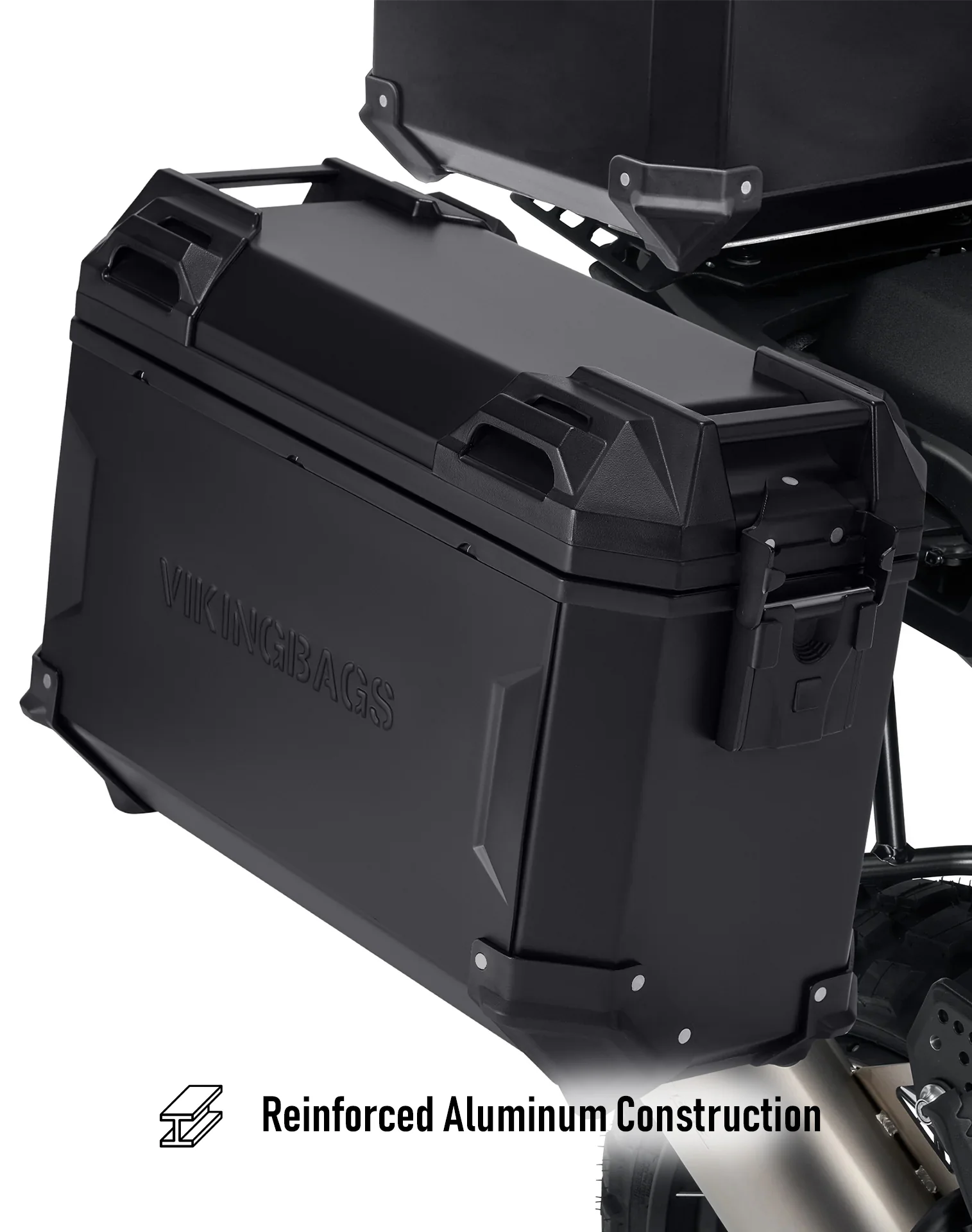 45L - Apex XL BMW R 1250 GS Aluminum Side Cases Black - Image 10