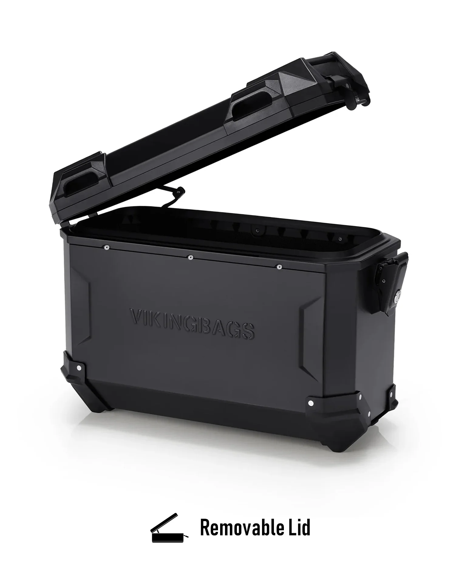 45L - Apex XL BMW R 1250 GS Aluminum Side Cases Black - Image 12