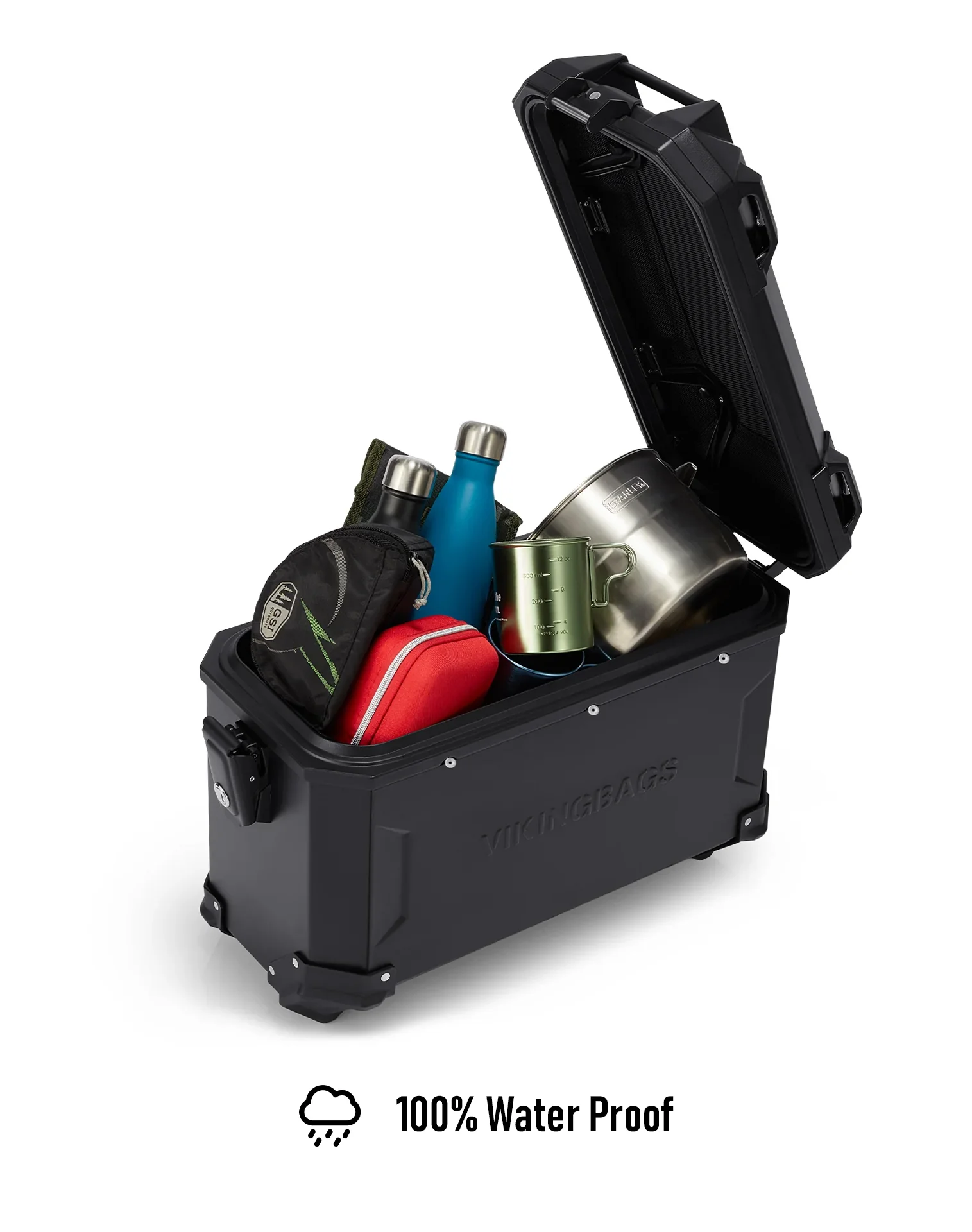 45L - Apex XL BMW R 1250 GS Aluminum Side Cases Black - Image 13