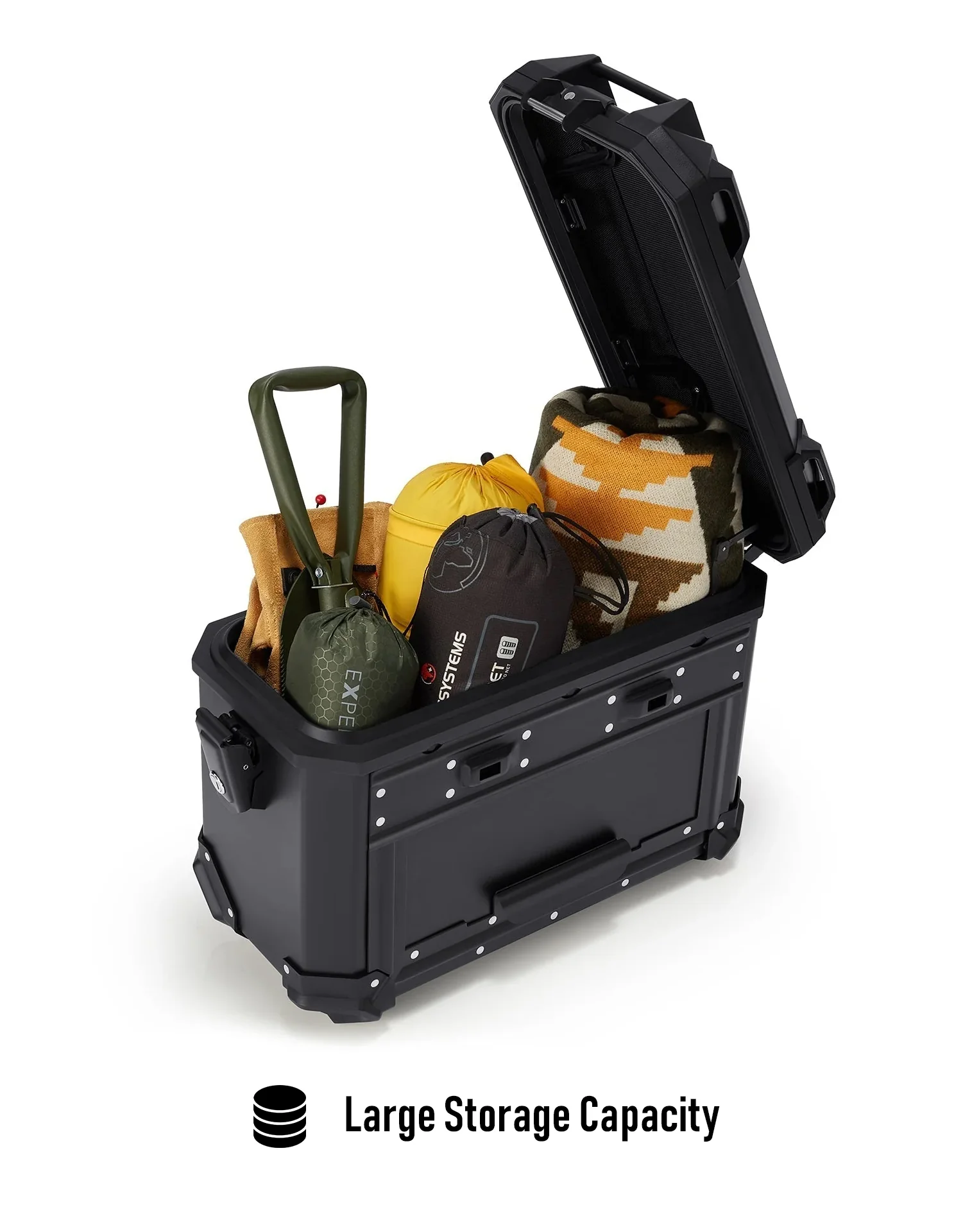 45L - Apex XL BMW R 1250 GS Aluminum Side Cases Black - Image 14