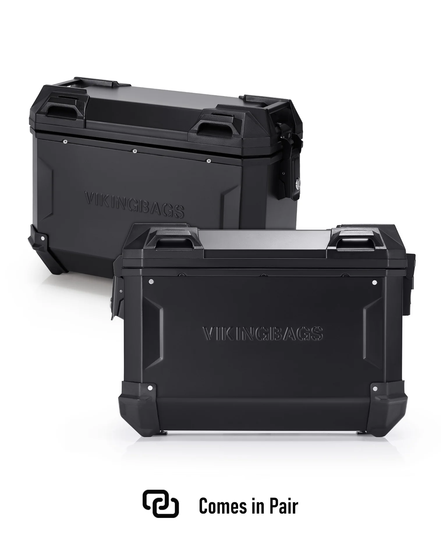 45L - Apex XL BMW R 1250 GS Aluminum Side Cases Black - Image 9