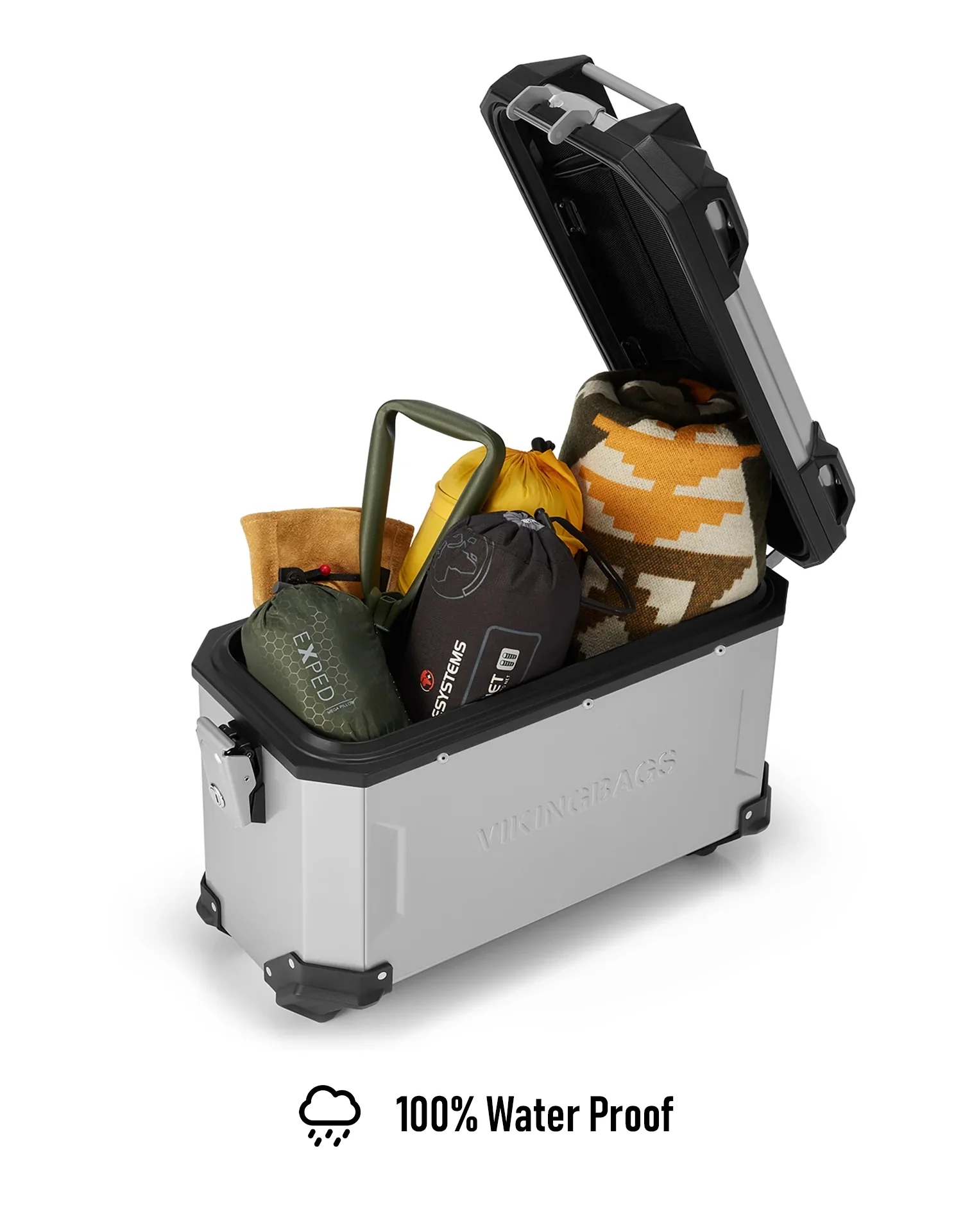 45L - Apex XL BMW R 1250 GS Aluminum Side Cases Silver - Image 13