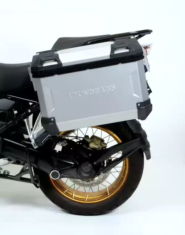 45L - Apex XL BMW R 1250 GS Aluminum Side Cases Silver - Image 8