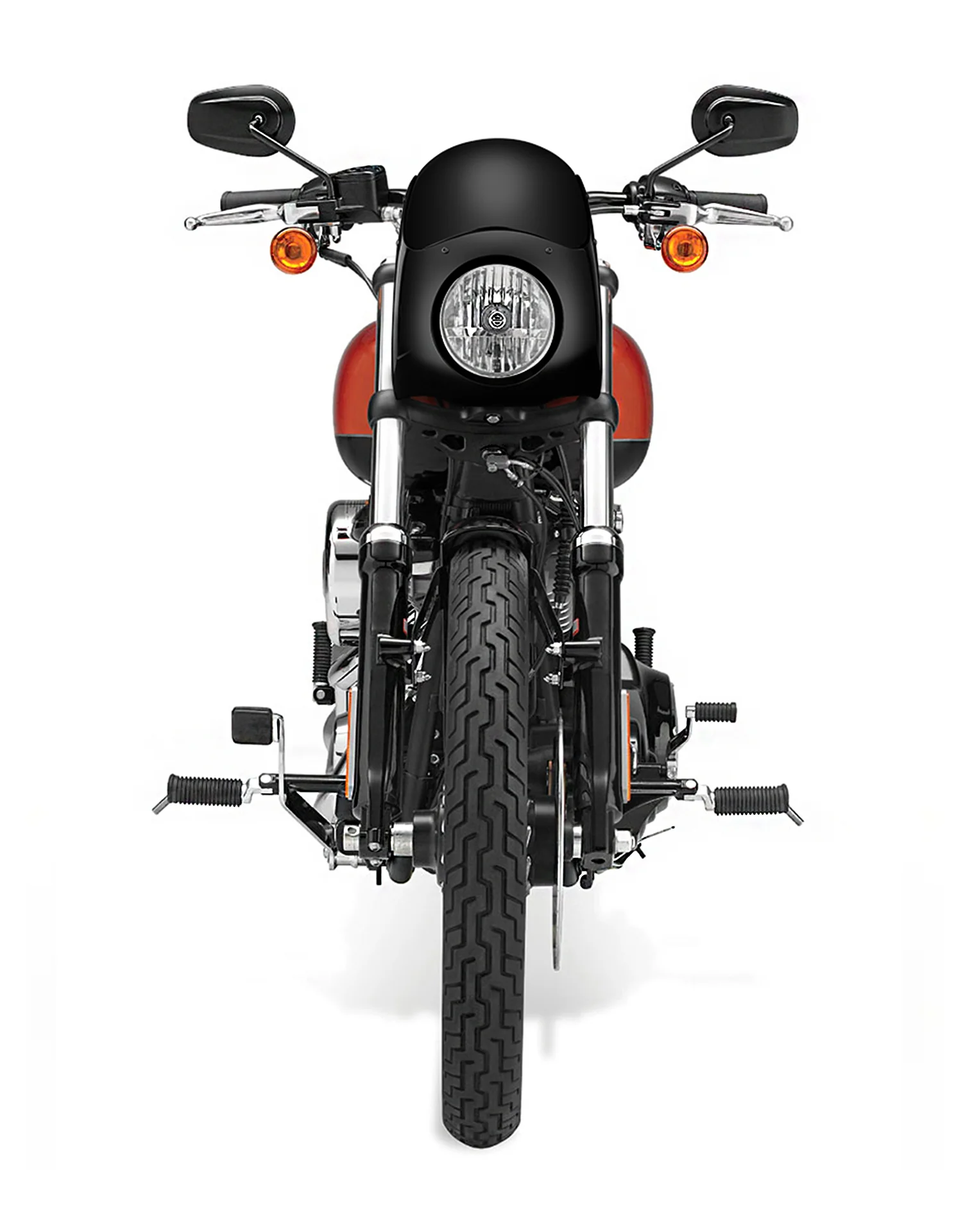 Viking Bronco Motorcycle Fairing For Harley Dyna Wide Glide FXDWG Gloss Black - Image 3