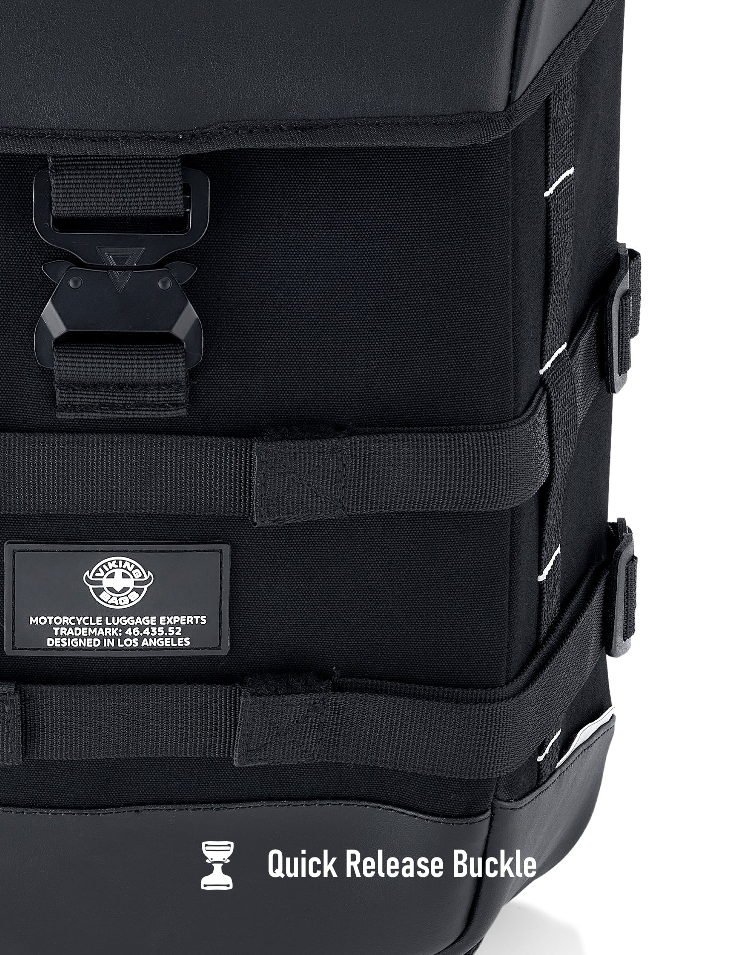 15L - Incognito Quick Mount Medium Solo Motorcycle Saddlebag (Left Only) for Harley Dyna Fat Bob FXDF/SE - Image 12