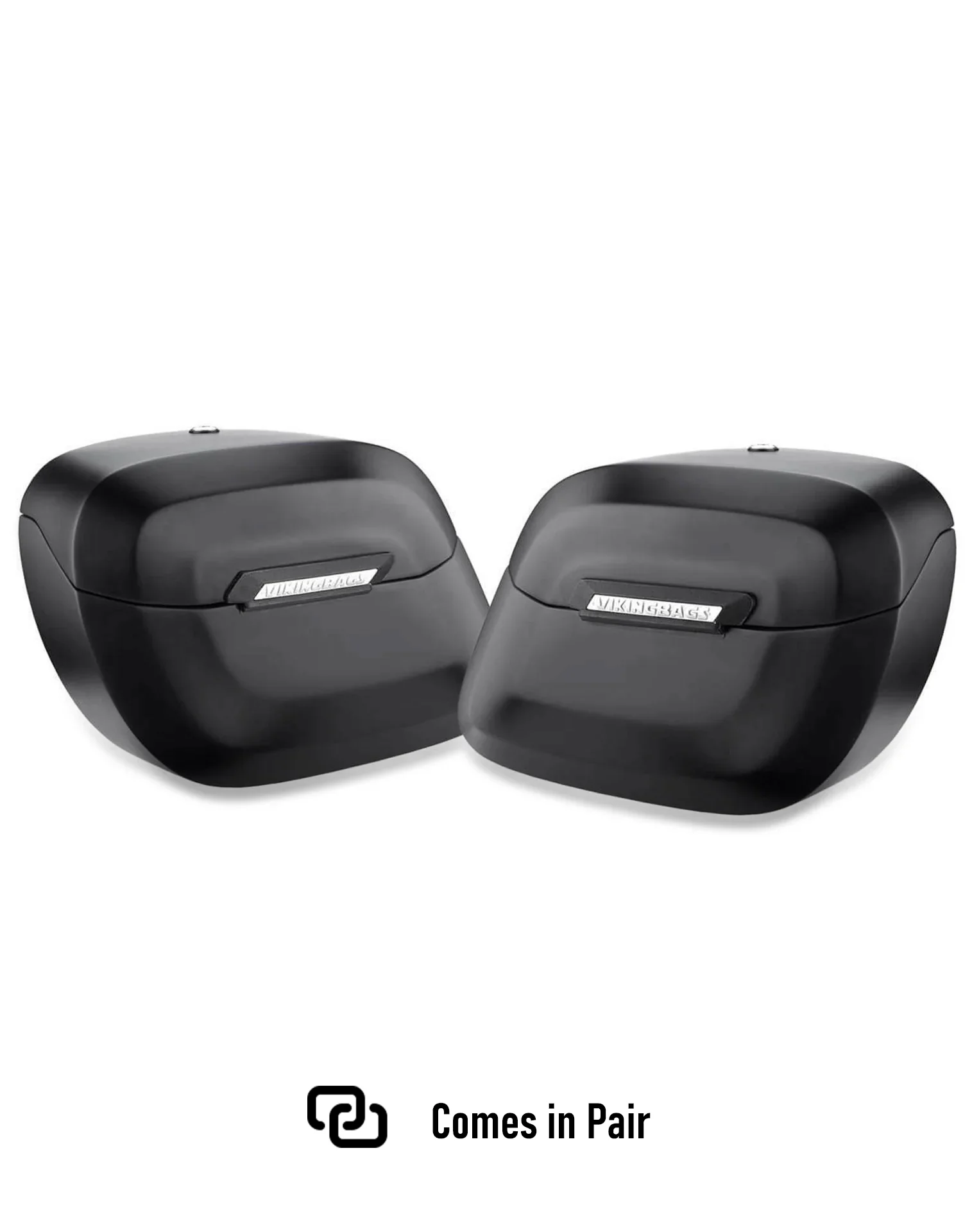 40L - Lamellar Raven Extra Large Matte Motorcycle Hard Saddlebags for Harley Softail Night Train FXSTB/I - Image 5