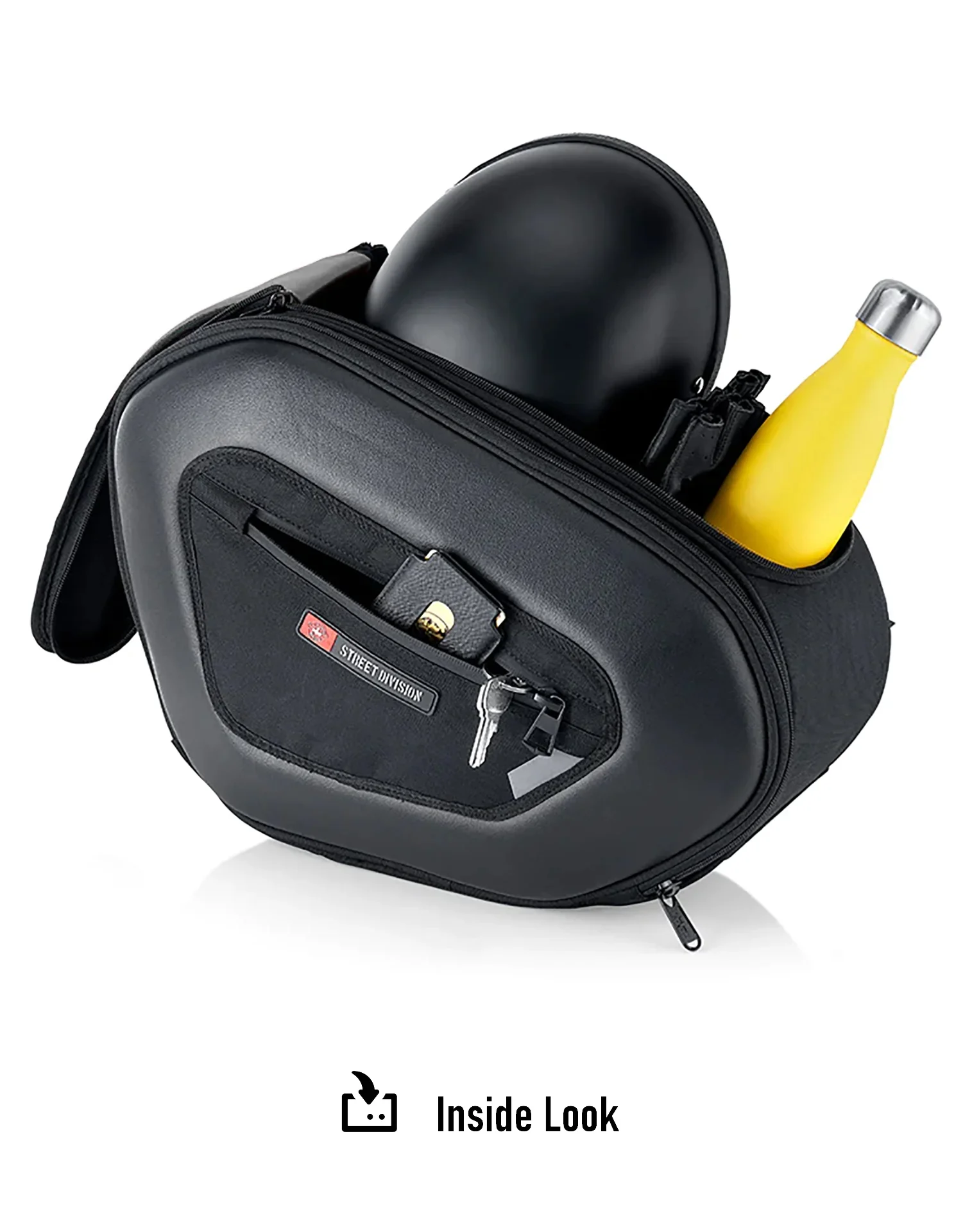 40L - Momentum Extra Large Expandable Street/Sportsbike Saddlebags - Image 8