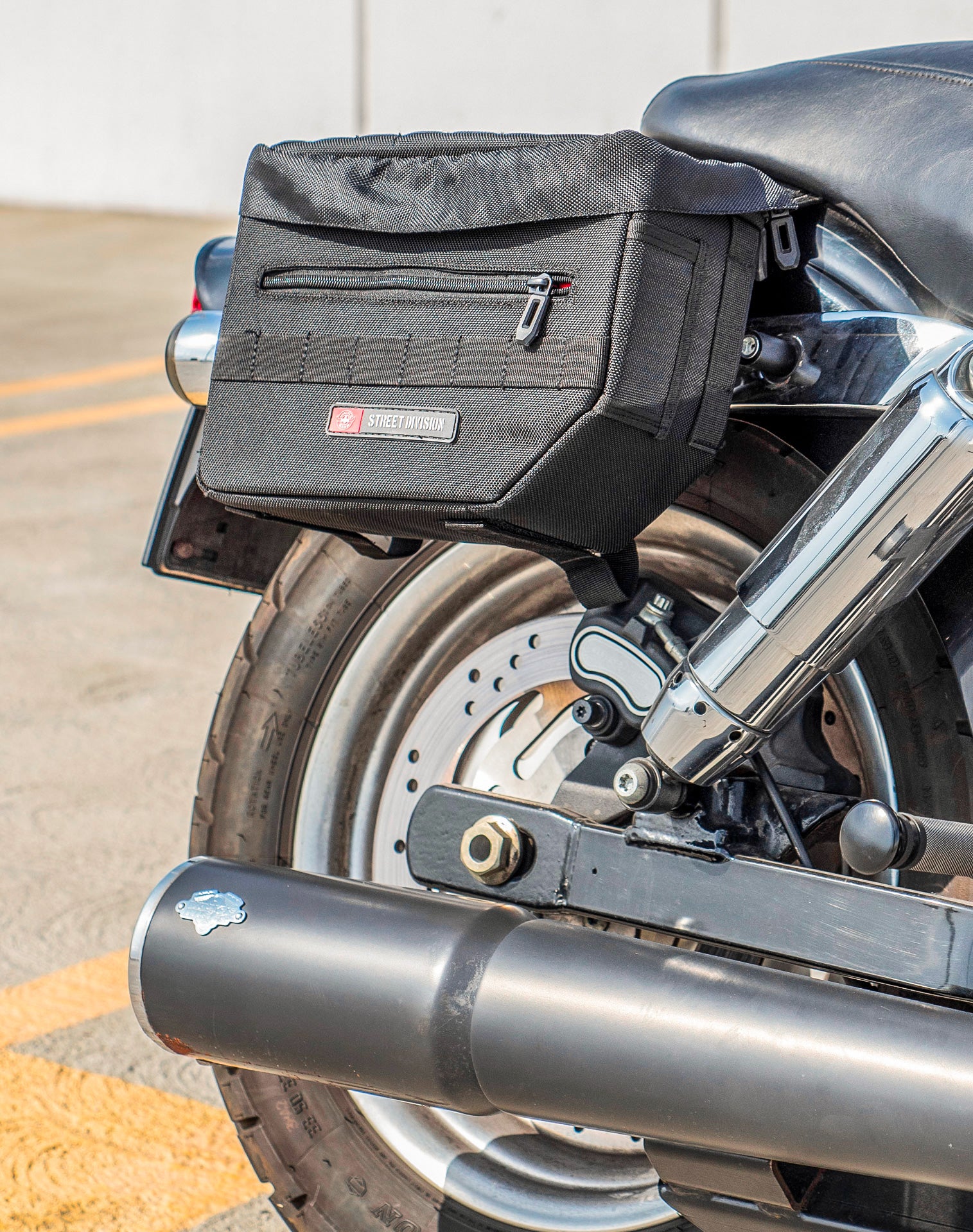 10L - Patriot Small Throw Over Saddlebags for Harley Dyna Fat Bob FXDF/SE - Image 5