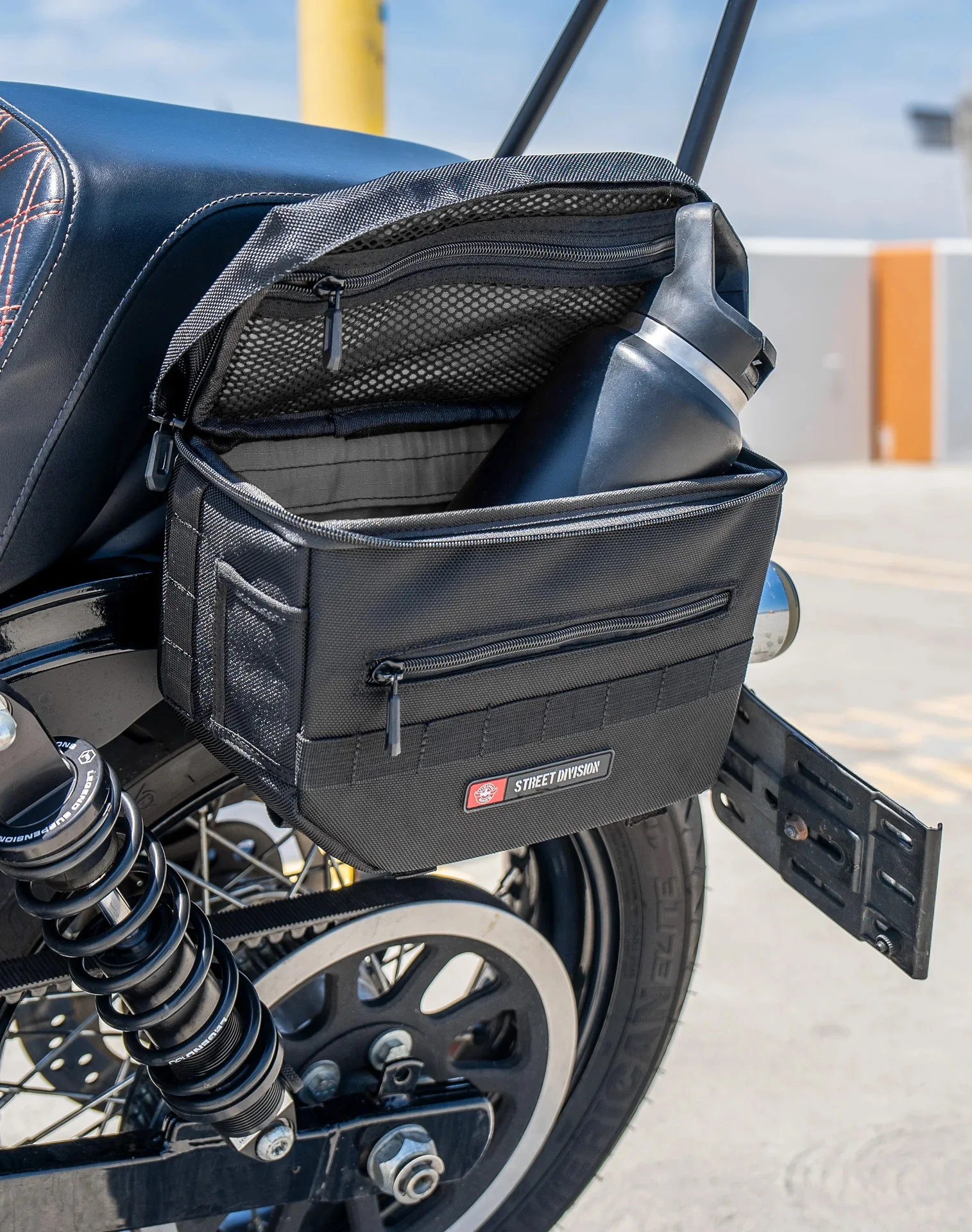 10L - Patriot Small Throw Over Saddlebags for Harley Dyna Street Bob FXDB - Image 6