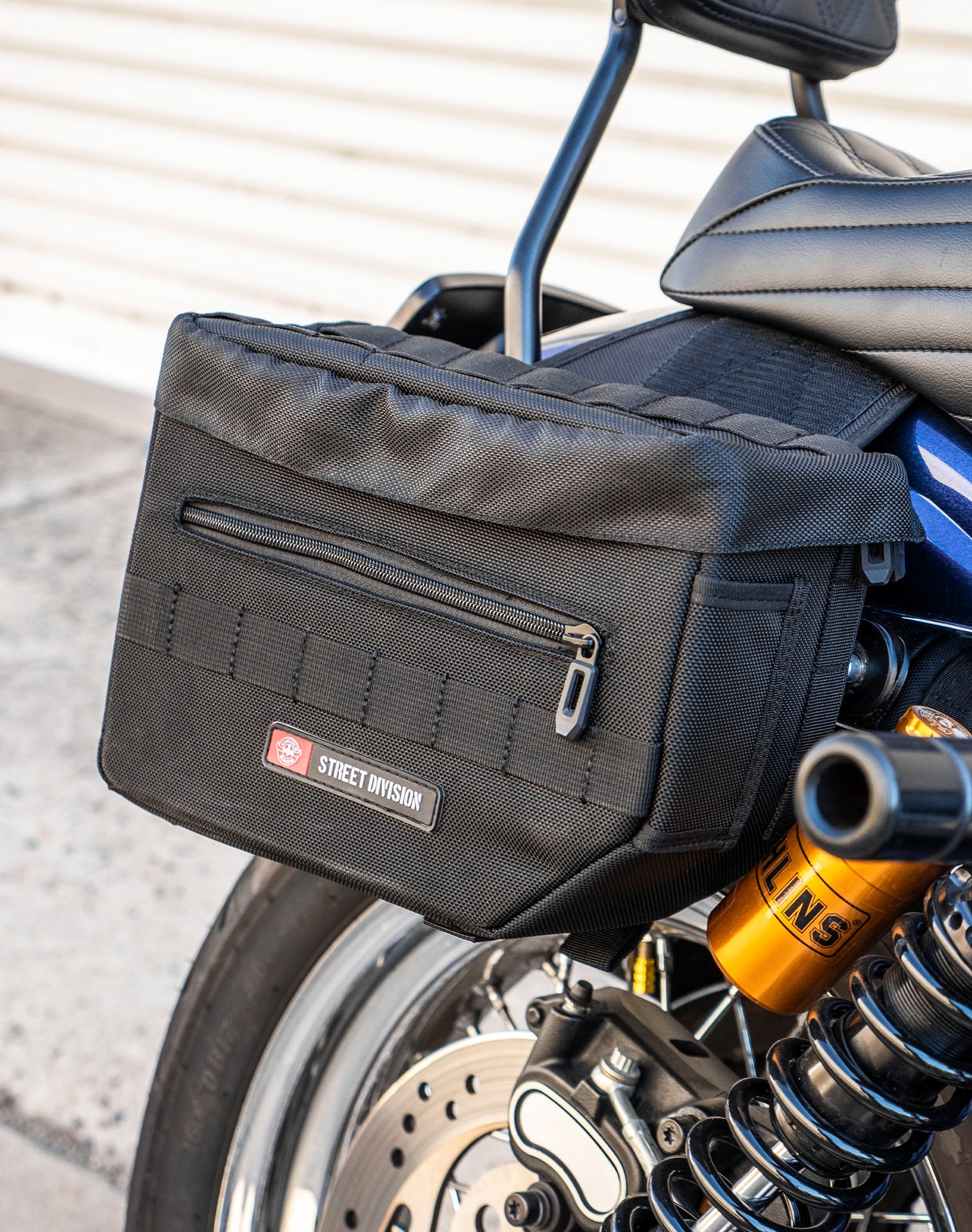 10L - Patriot Small Throw Over Saddlebags for Harley Dyna Super Glide FXD/I - Image 4