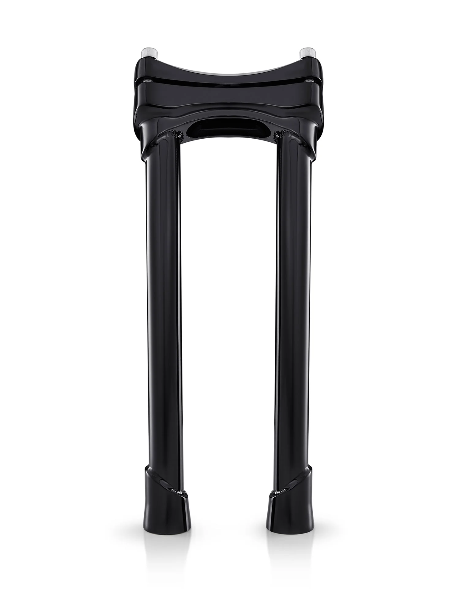 Viking Warlock 12" Pullback Handlebar Risers for Harley Dyna Super Glide Custom FXDC/I Gloss Black - Image 6