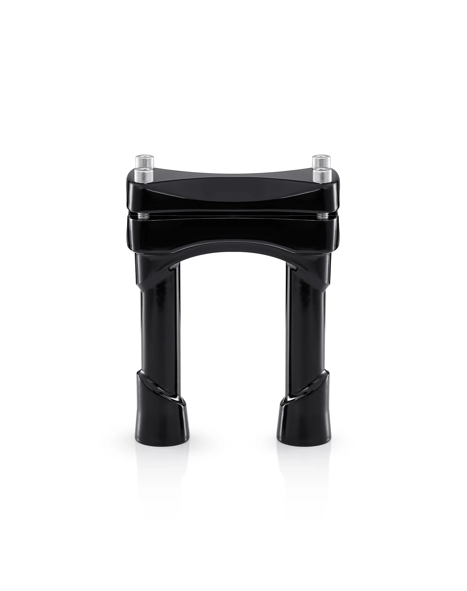 Viking Warlock 6" Handlebar Risers for Harley Dyna Switchback FLD Gloss Black - Image 6