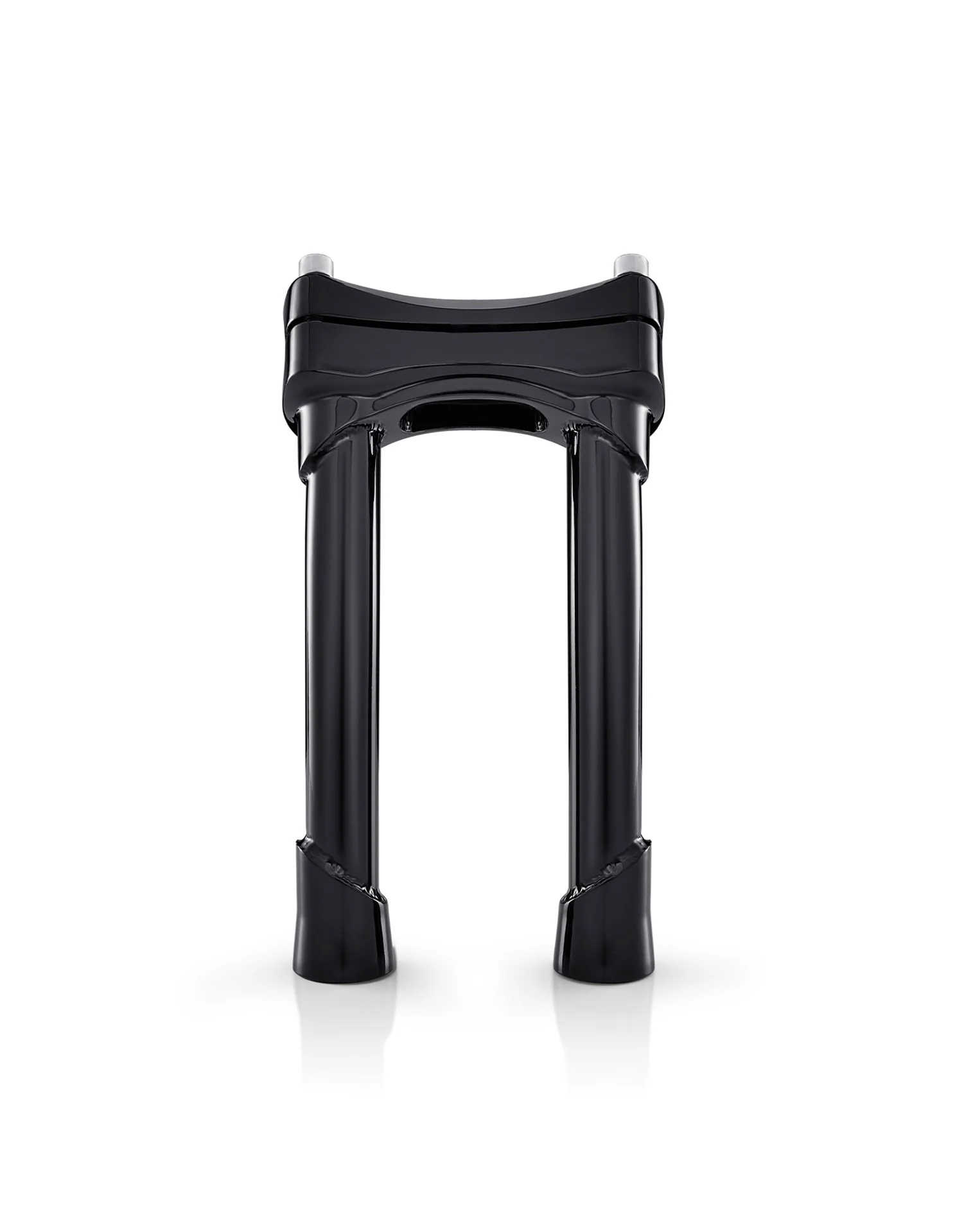 Viking Warlock 8" Pullback Handlebar Risers for Harley Dyna Super Glide FXD/I Gloss Black - Image 6